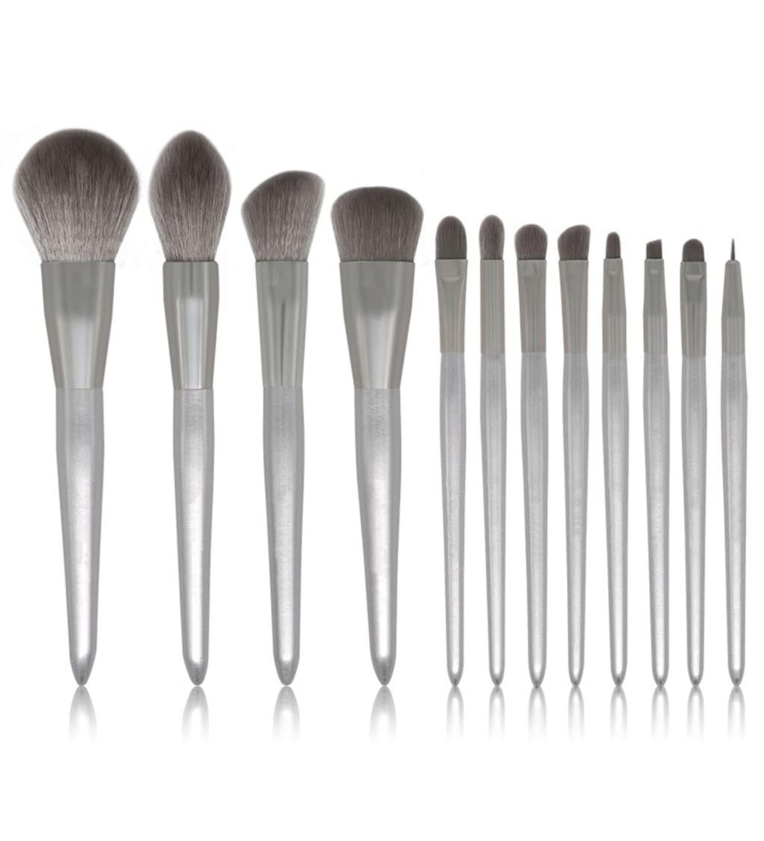 DFHBFG 12-Piece Loose Powder & Eye Shadow Brush Set | Premium Beauty Tools for Flawless Makeup Application - Buy Online on GoSupps.com