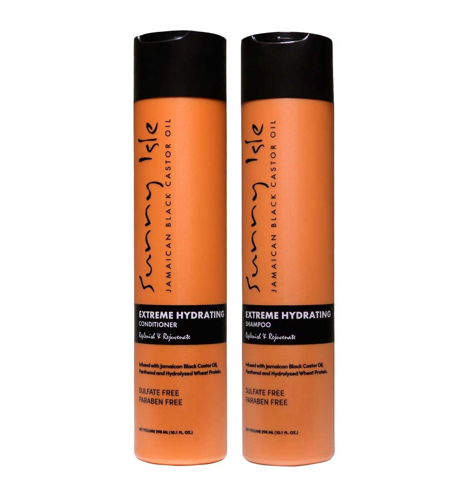 Sunny Isle Jamaican Black Castor Oil Shampoo & Conditioner Bundle | 10.1oz | Extreme Hydration & Detangling | Paraben & Sulfate Free | Color-safe Hair Growth Solution - Buy Online on GoSupps.com