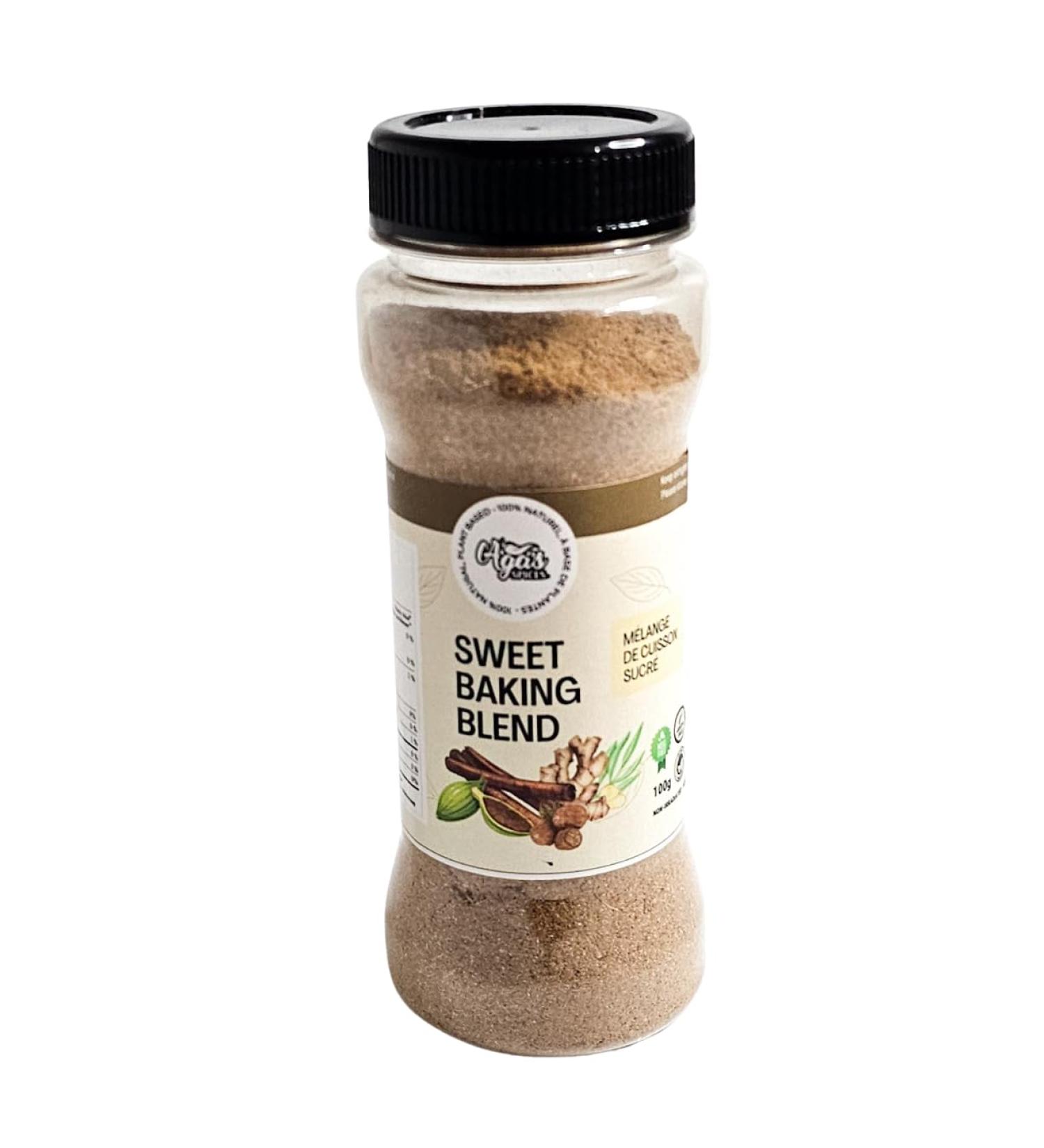 Aga's Wholesome Sweet Baking Blend 100g Salt & Sugar Free Pumpkin Pie Spice Seasoning Great for Baking Pancakes & More Warm Fall & Holiday Flavours Gluten Free Vegan Non-Irradiated GMO Free - Buy Online on GoSupps.com