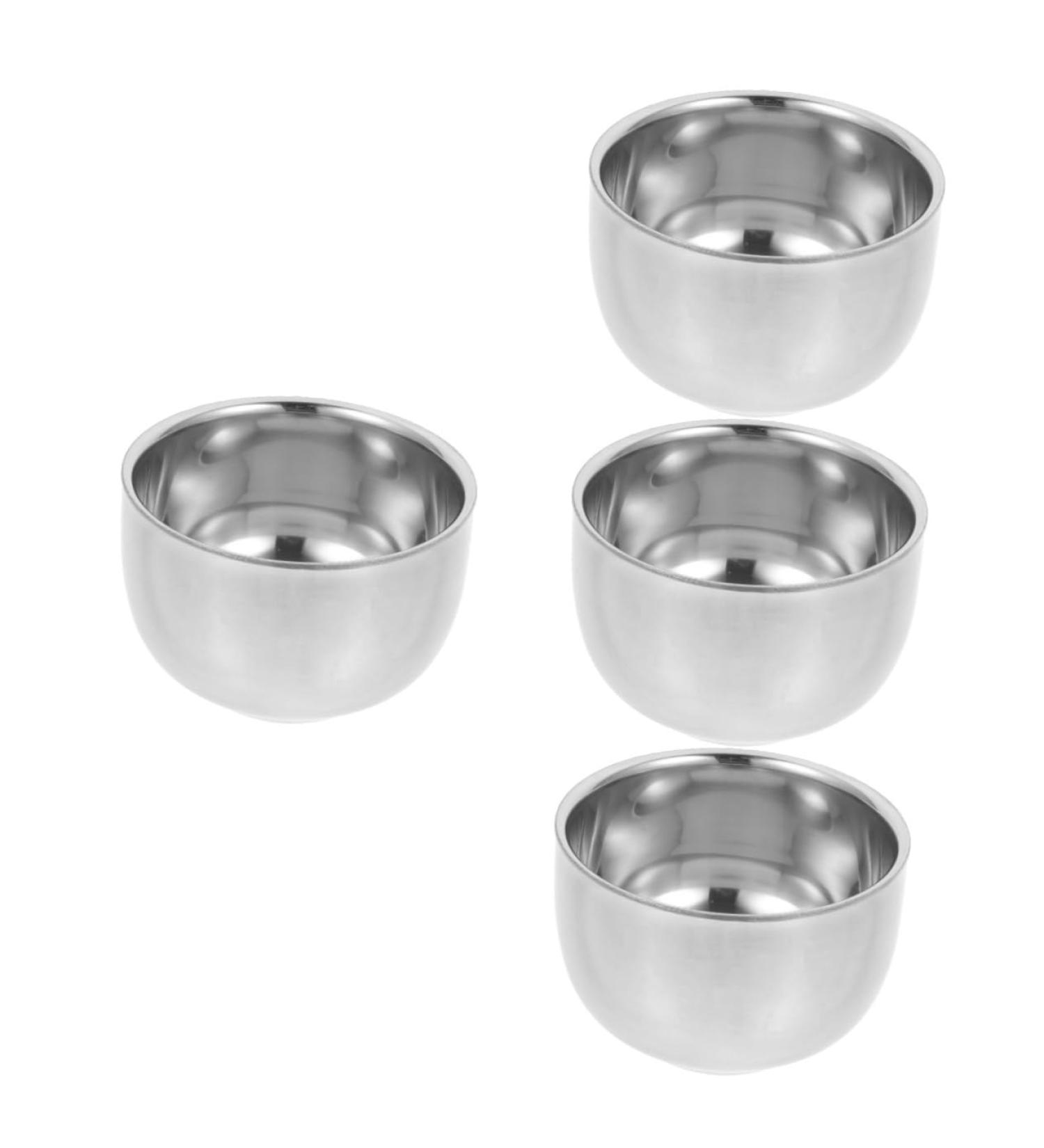 Fomiyes 4-Piece Beard Brush & Shaving Cup Set - Portable Metal Shaving Tools for Men | Ideal Gift for Grooming & Friction-Free Shaves - Buy Online on GoSupps.com