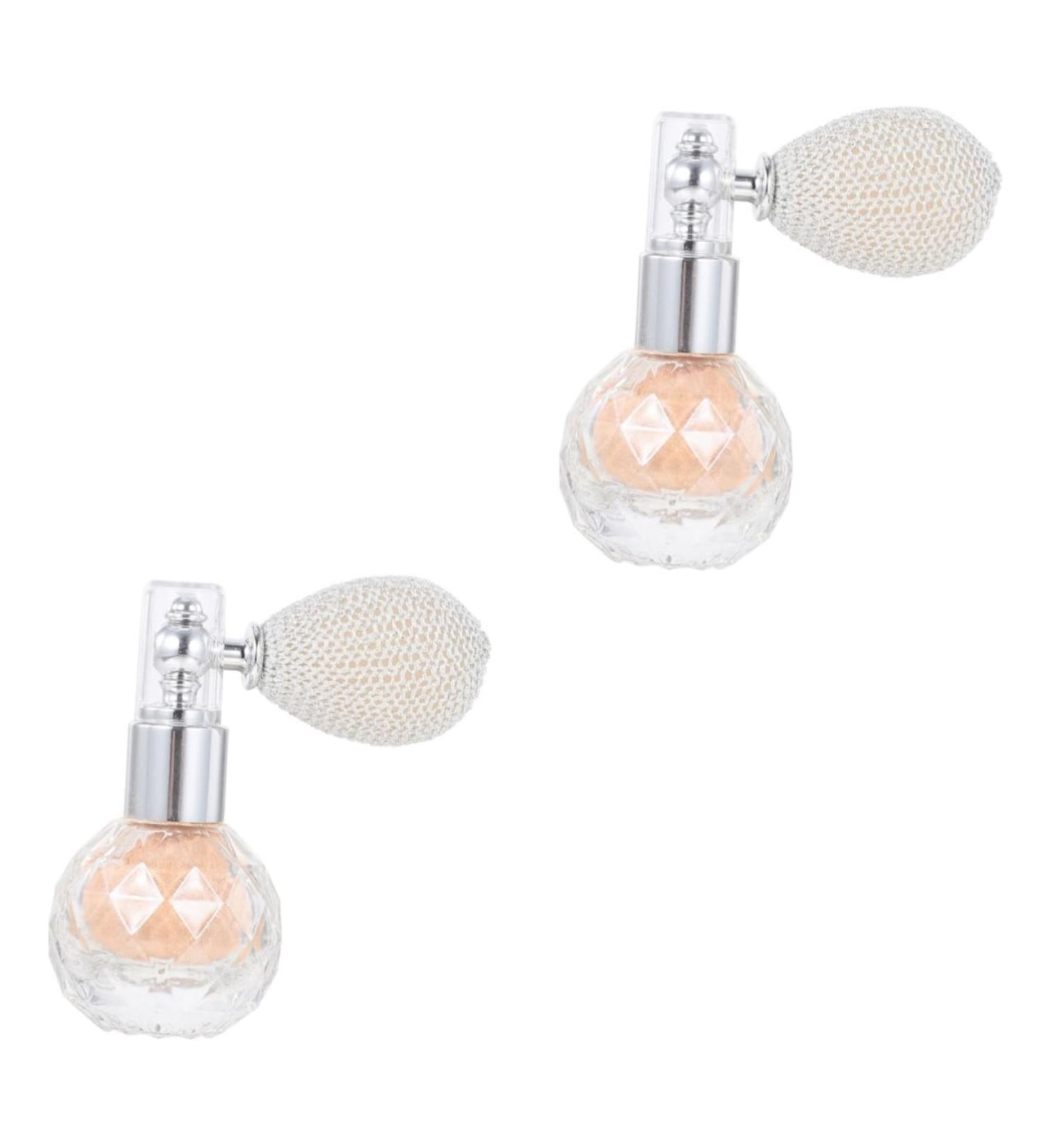 FOMIYES 2 pcs Bag Sequins Face Perfume Gloss Bottle Tool Spray Sprayer Highlighter Sparkling Body Makeup Light Goldx2pcs 7x5.5cmx2pcs - Buy Online on GoSupps.com