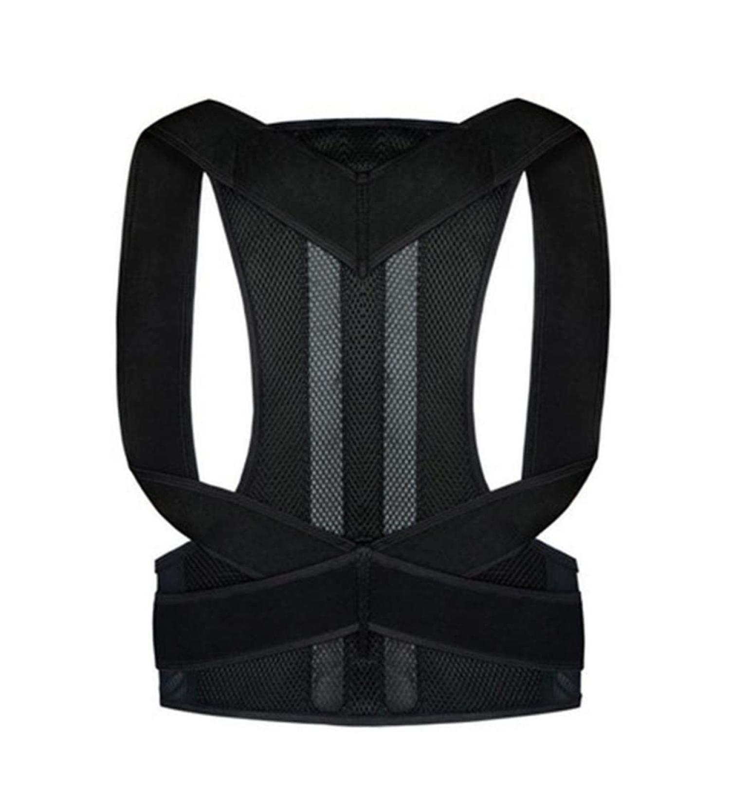 Adjustable Posture Corrector for Men & Women Elastic Shoulder Back Support & Corset Belt | Improve Posture & Relieve Pain - Buy Online on GoSupps.com