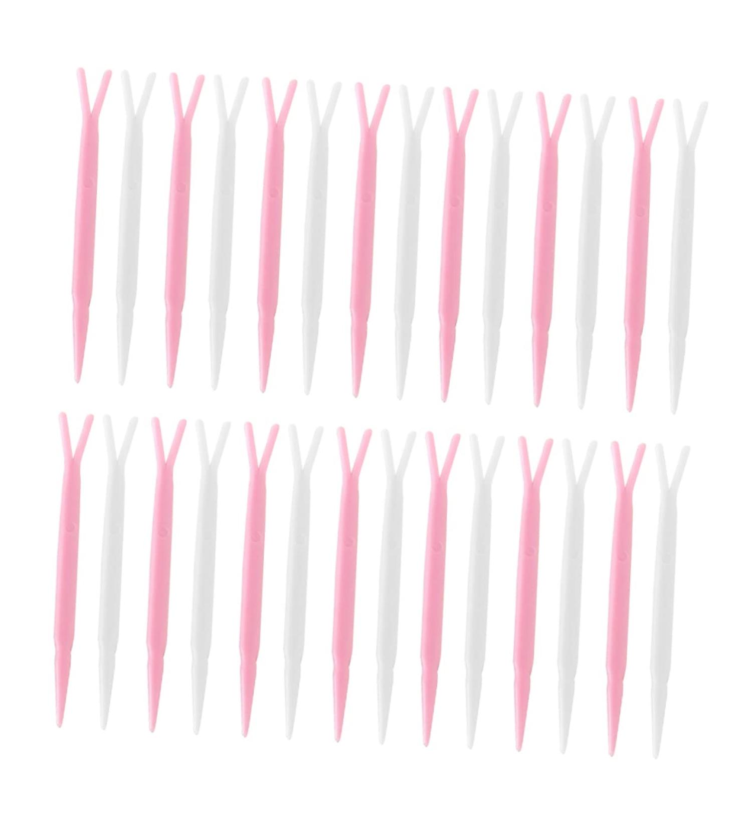 NOLITOY 100pcs Double Eyelid Y-shaped Fork Stickers Tropical Headdress Ktape Makeup Fork Make up - Buy Online on GoSupps.com