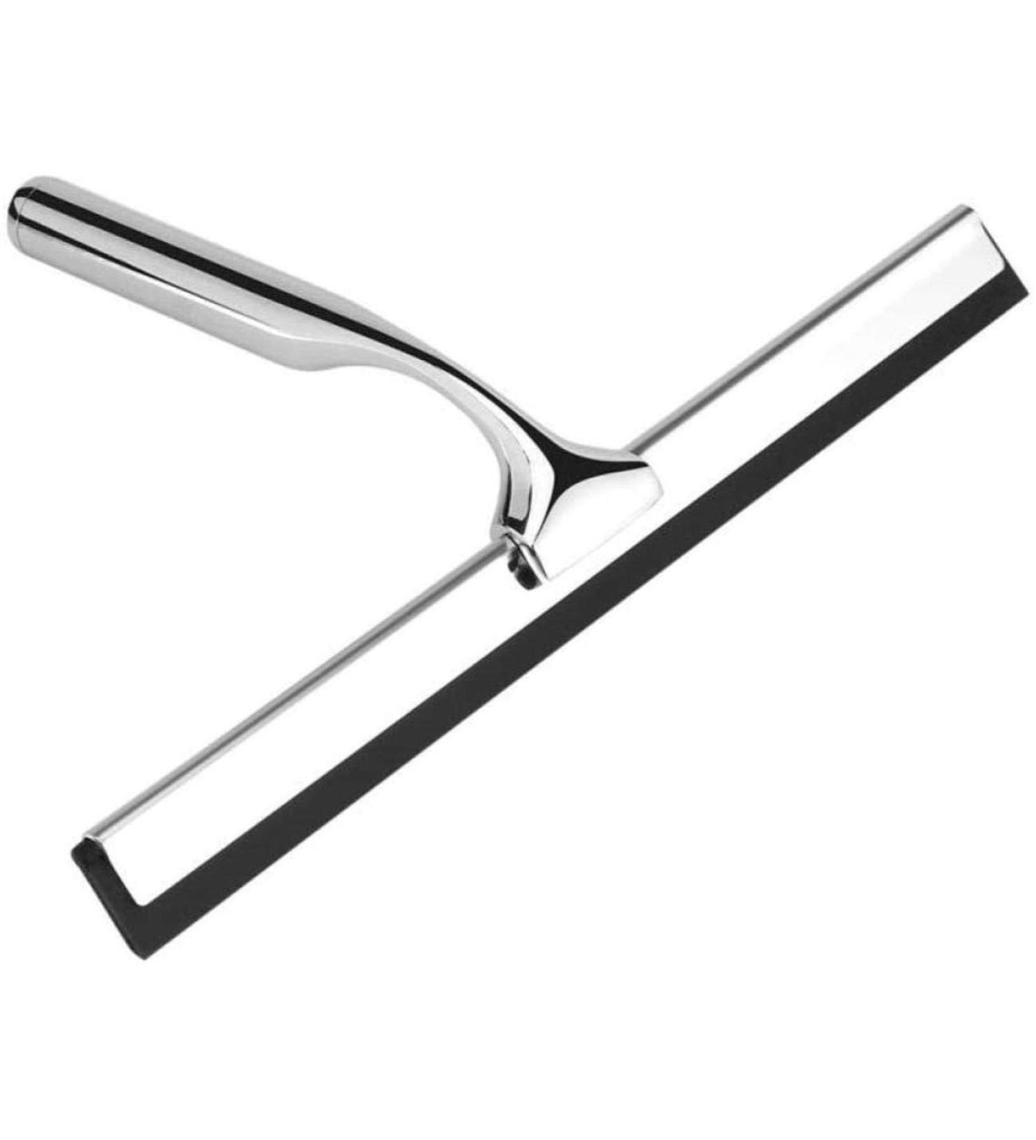 Glass Magnetic Window Cleaner Squeegee Cleaner Shower Kitchen Bathroom Mirror Rubber Wiper with Hanger Hook Rack - Buy Online on GoSupps.com