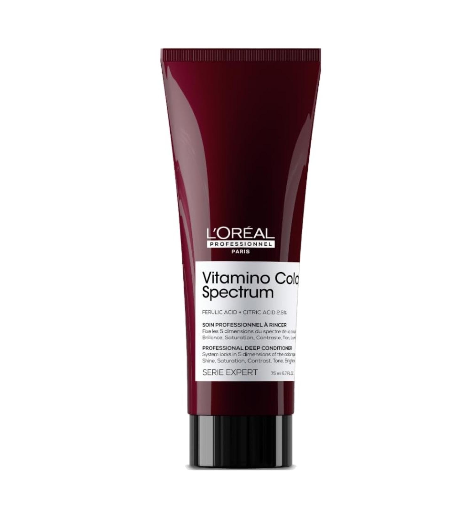 L'Or al Professionnel - Apr s-shampoing profond pour cheveux color s - Avec acide ferula et citrique - Gamme Expert - 75 ml Agrume 75 ml (Lot de 1)