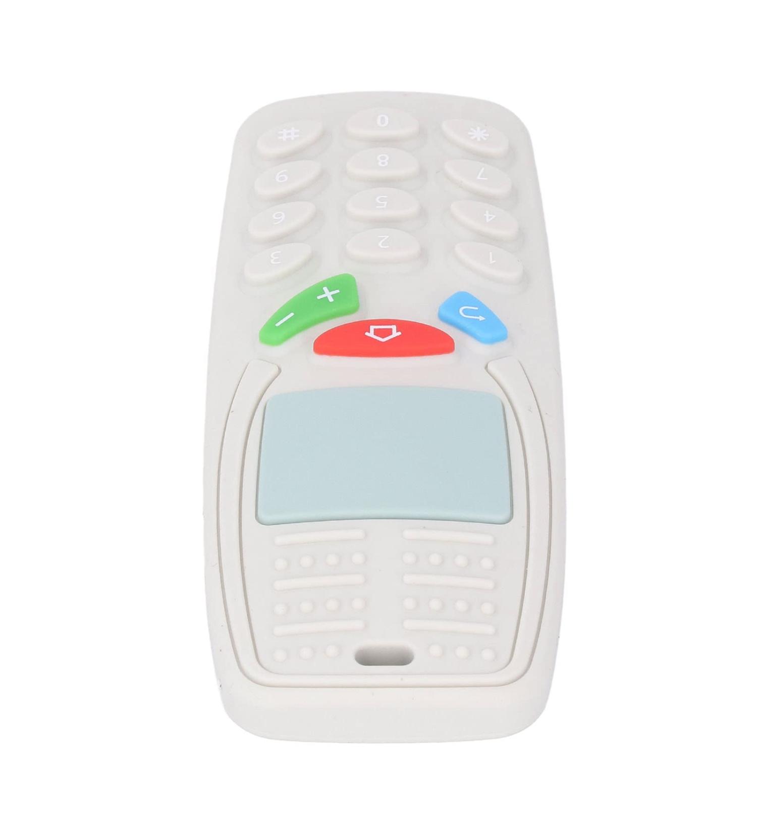 Flexible Silicone Teething Toy - Safe and Portable Chew Toy for Babies in Milky White - Buy Online on GoSupps.com