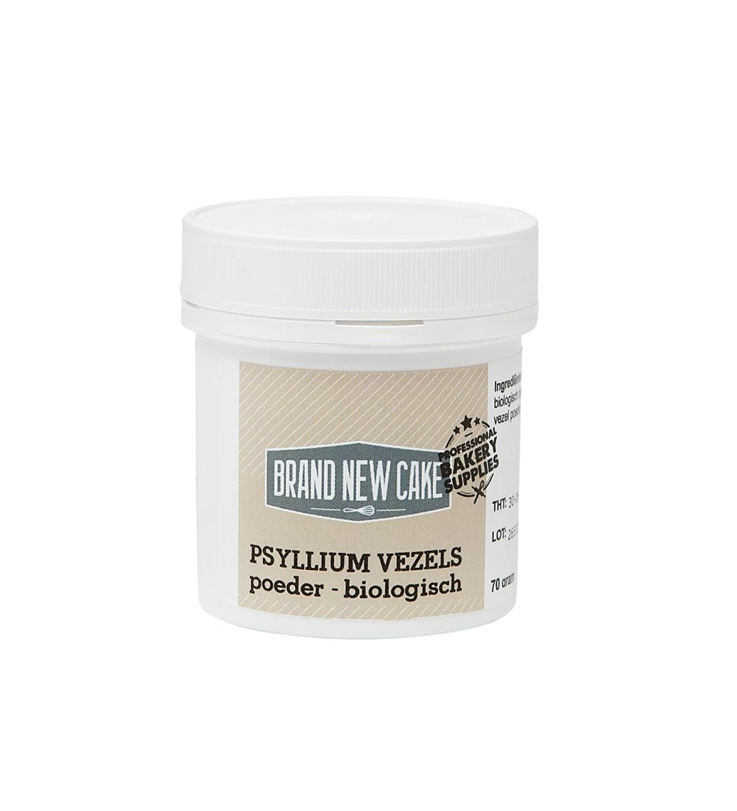 BrandNewCake Organic Psyllium Powder 70g - Natural Fibers for Healthy Digestion