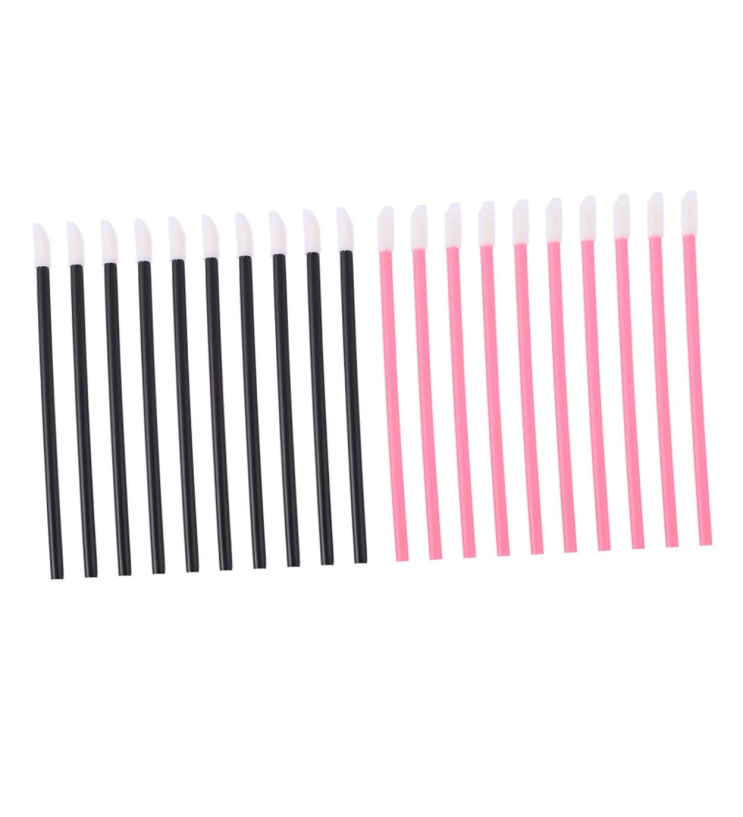 300 Pcs Cotton Swab Lip Balm Applicator & Lipstick Brush Wooden Handle Makeup Tools for Women - Buy Online on GoSupps.com