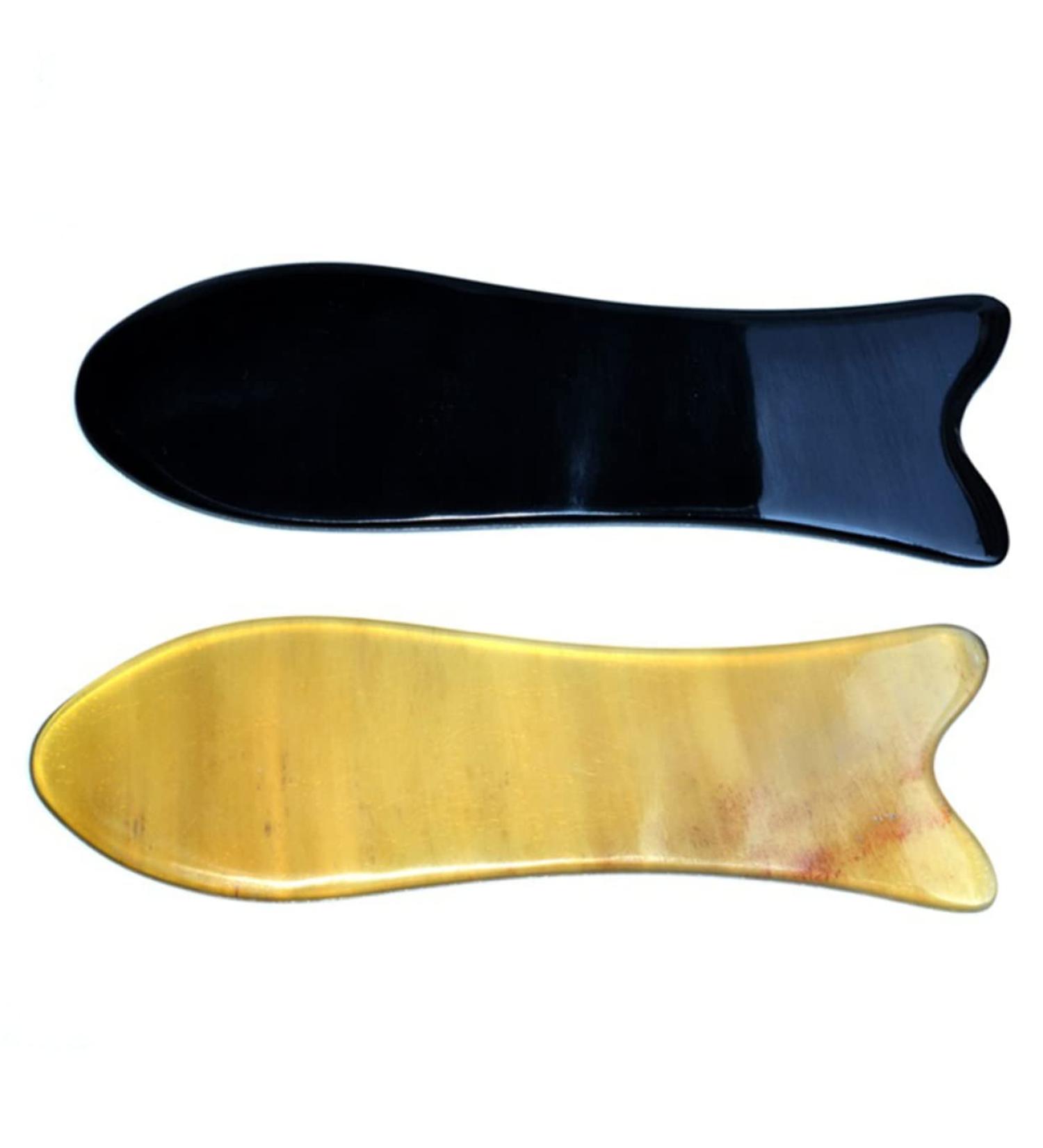 Lurrose 2ST Sha Sha Fish Shape Roll Rod - Reflex Zone Massage Spa Tool Traditional Scratching Board & Skin Care Massager - Buy Online on GoSupps.com