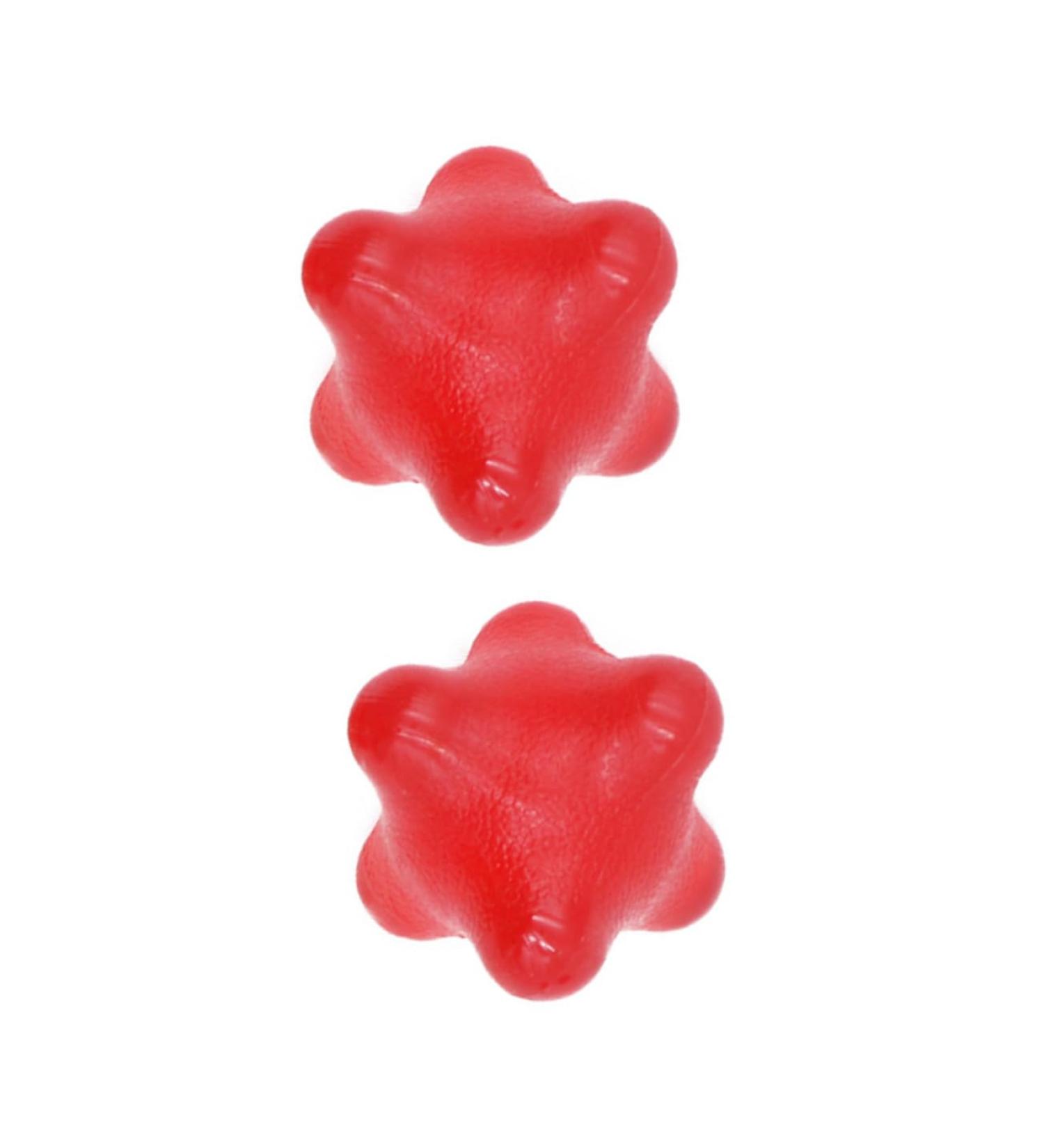 Frcolor Massage Ball Roll - 2 Pack Manual Therapy & Yoga Muscle Roller for Pain Relief | Red Hand Massage Tool - Buy Online on GoSupps.com