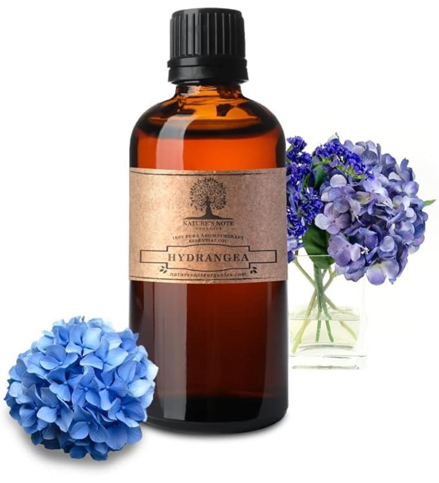 Hydrangea - Pure Grade Essential Oil by Nature's Note Organics - 0.3 Fl Oz 0.3 Fl Oz (Pack of 1) - Buy Online on GoSupps.com