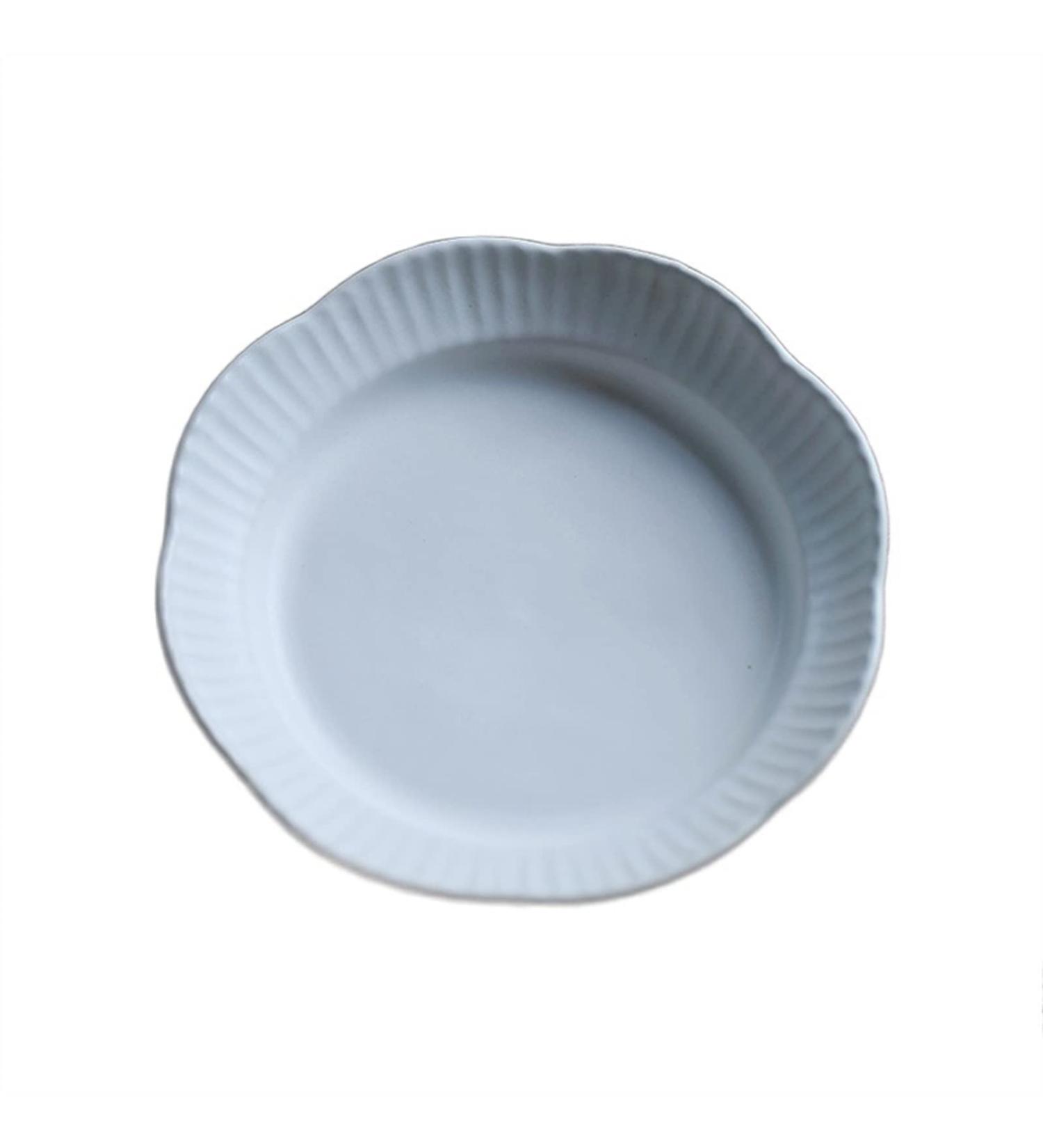 Serving Plates Ceramic Dinner Plates Vegetable Plates Household White Deep Plates Restaurant Dishes Kitchen Plates Oval Plates Fish Plates Solid Colors Simple for Appetizer Dinner and Desserts (Col - Buy Online on GoSupps.com