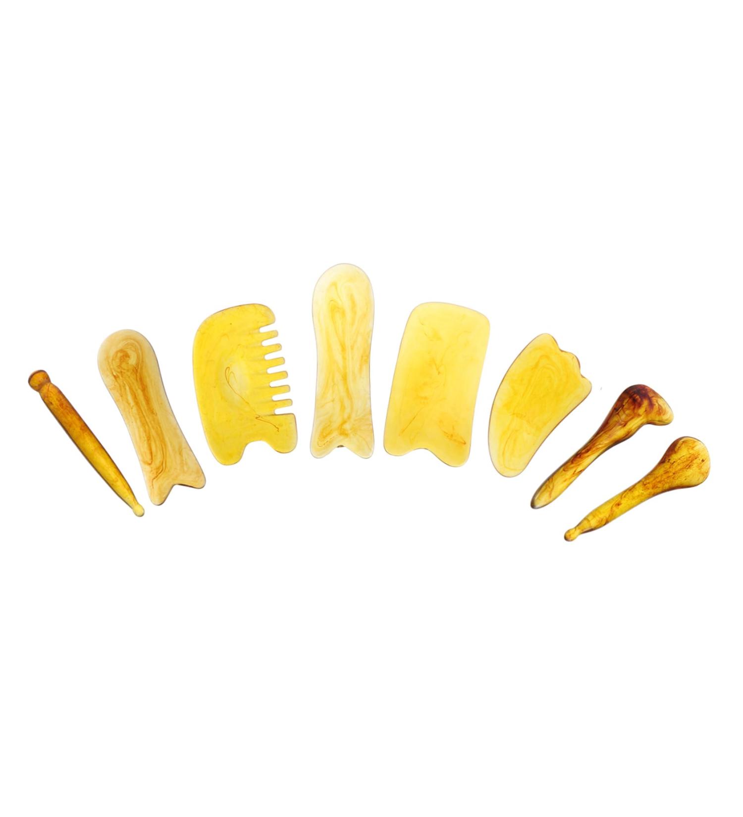 Healvian 8-in-1 Massage Tools | Wax Massage Device for Face Scratches & Skin Regeneration | Dog Massage & Scraping Board - Buy Online on GoSupps.com
