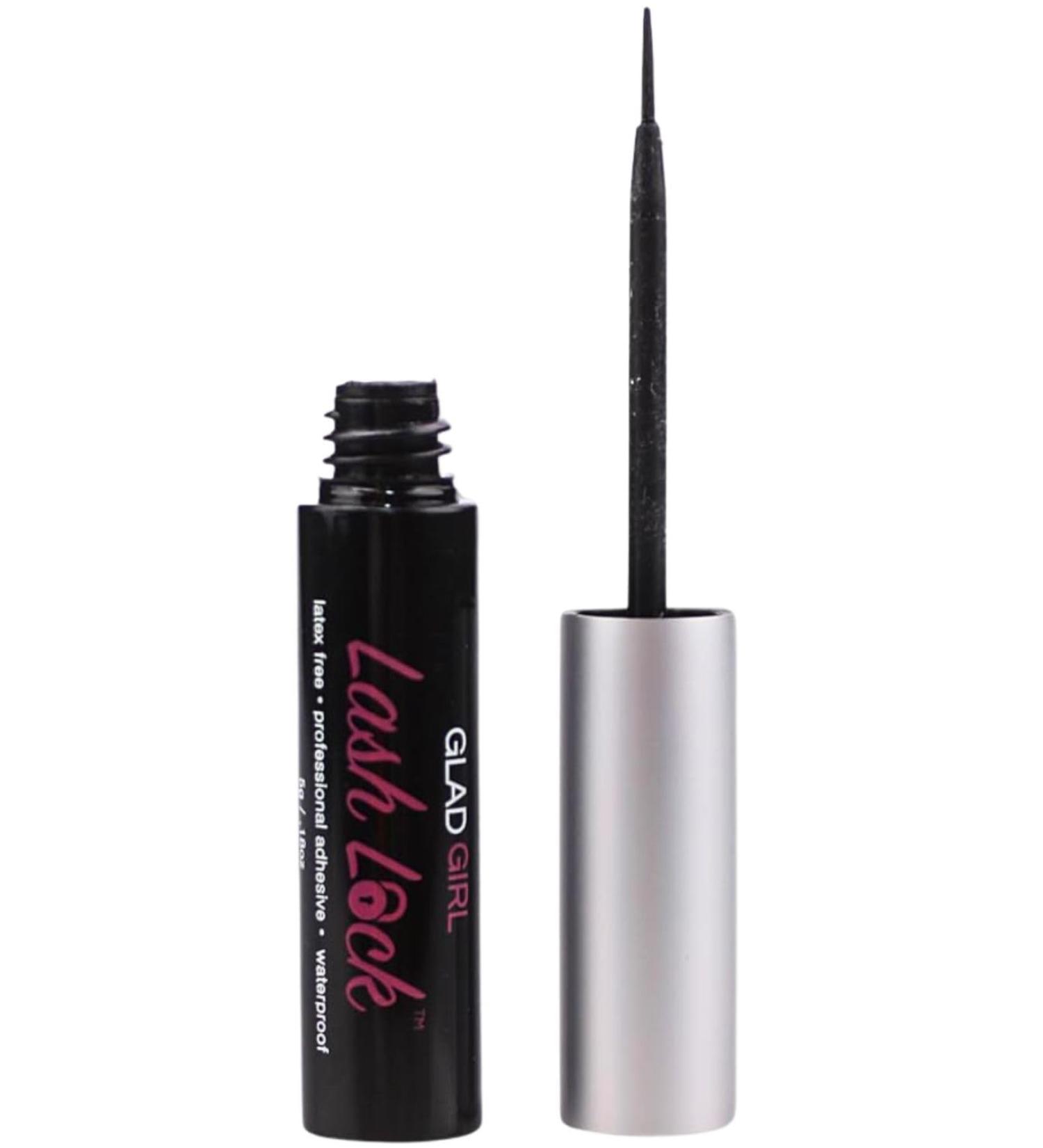 GladGirl Lash Lock False Lash Adhesive - Latex-Free Black Long-Lasting Hold for Stunning Lashes | Easy Application & Gentle Removal - Buy Online on GoSupps.com
