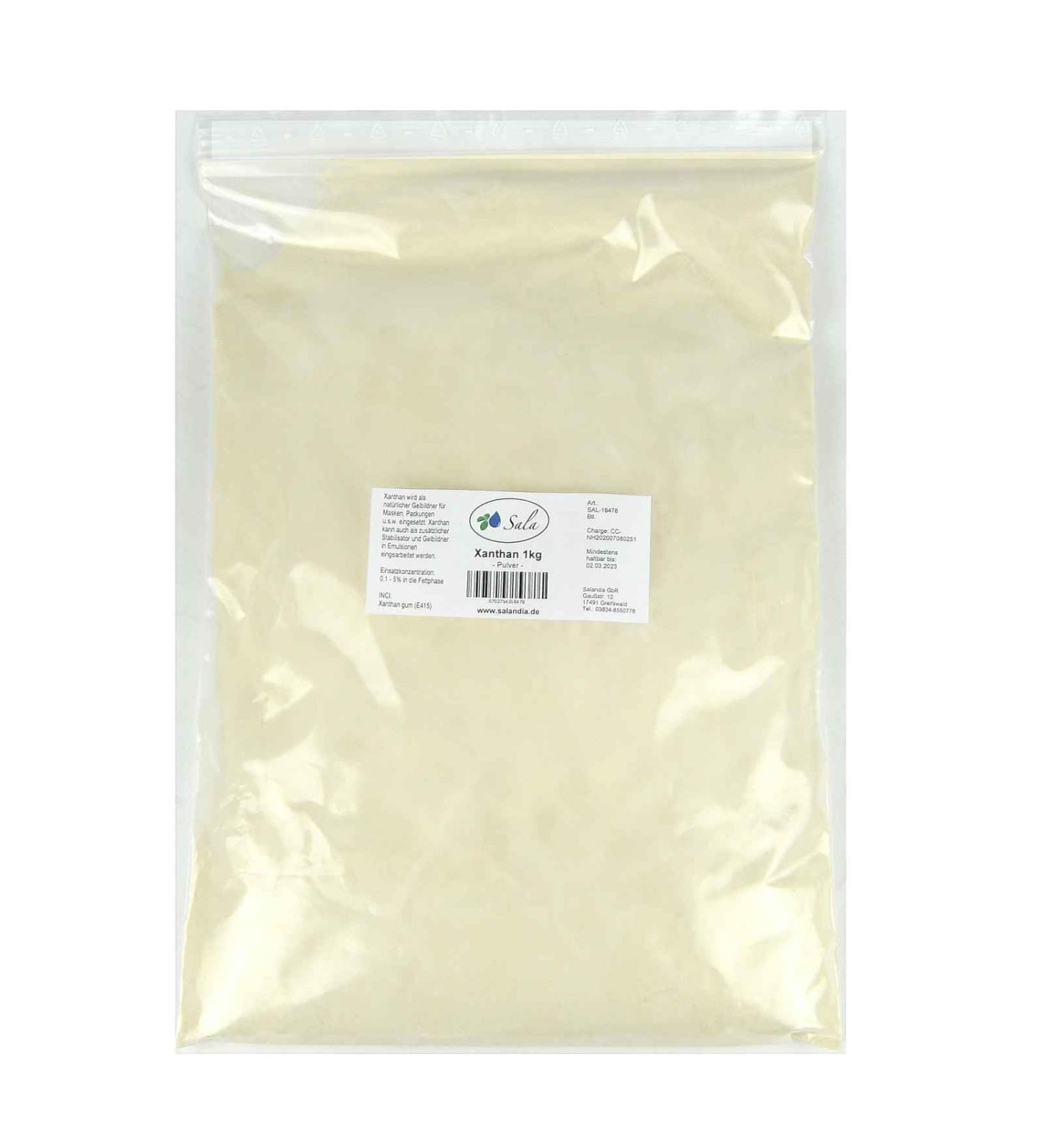 SALA Sala Xanthan Gum Powder E415 - Convection Binder 1000 g (1 kg bag)
