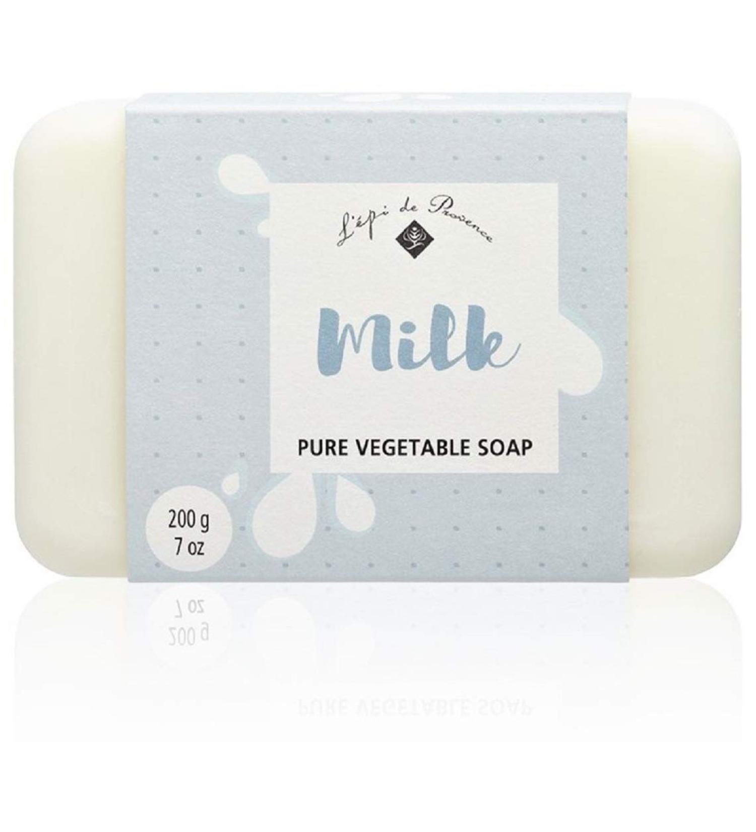 L'epi de Provence Triple Milled Milk Shea Butter Vegetable Soaps from France 200g