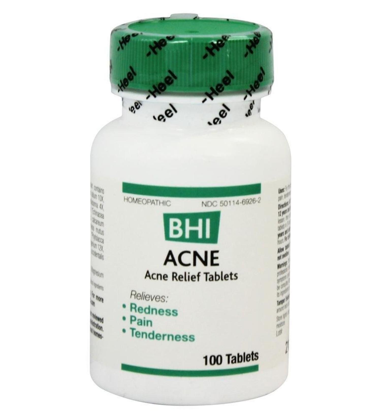 MediNatura Acne Relief - 100 Tablets for Clear Skin - Buy Online on GoSupps.com