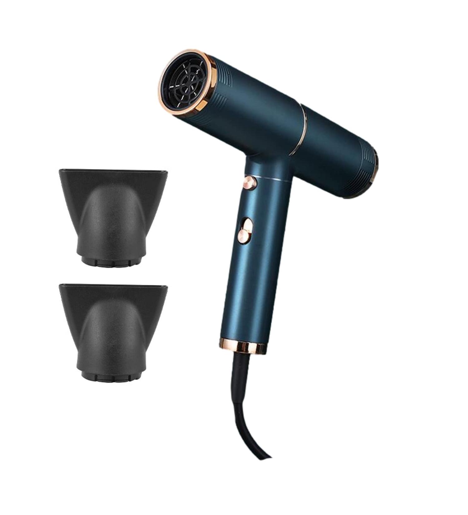 TIYETA 1800W Ionic Travel Hair Dryer Professional Hair Blow Dryer Fast Drying Blow Dryer Constant Temperature Hair with 2 Concentrator for Home Salon Travel Woman Kids Green - Buy Online on GoSupps.com