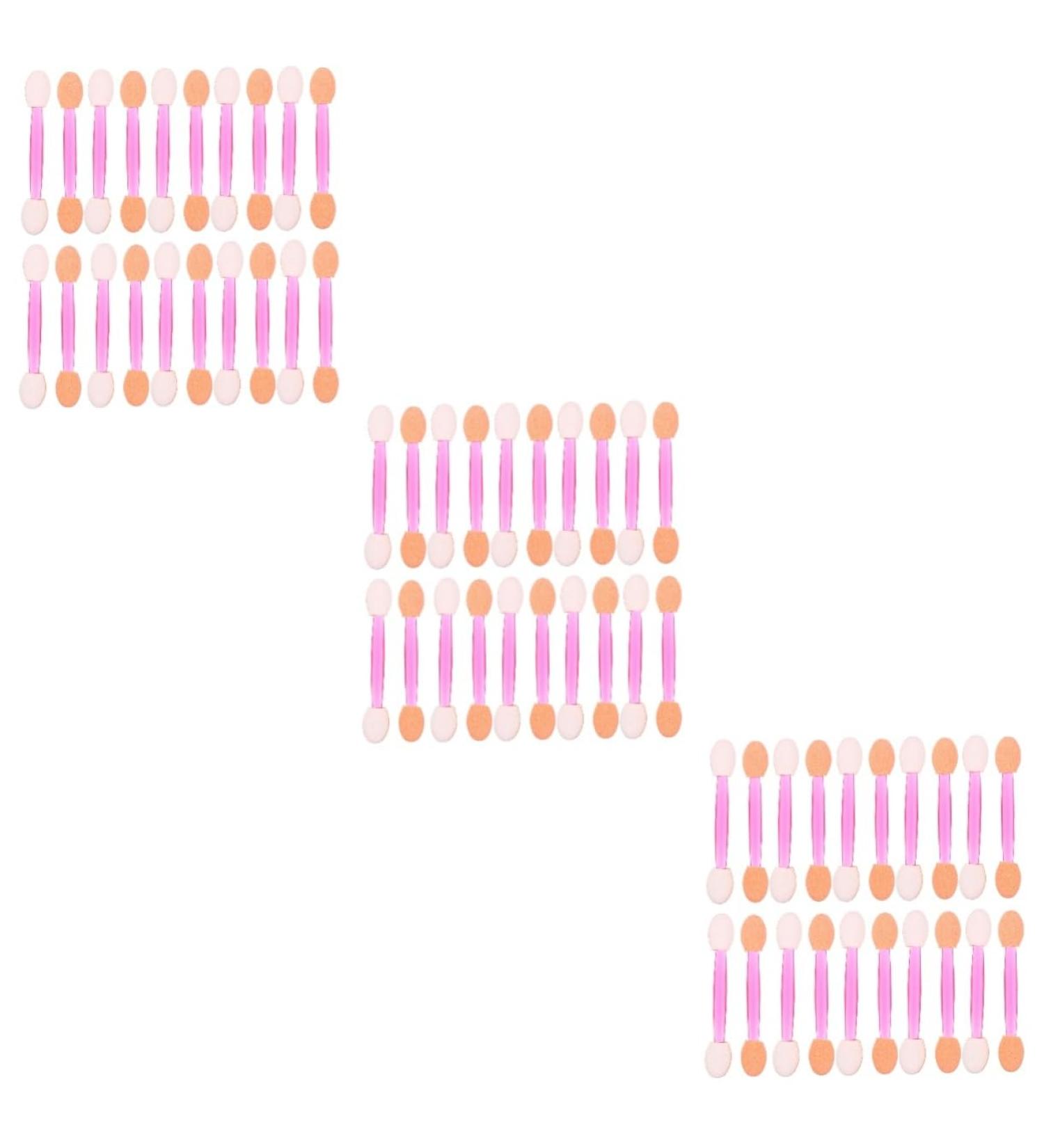 FOMIYES 240 pcs Dual Use Women Brush Heads Makeup Disposable Tube Double Lady for Aluminum Eye 6x1x0.8cmx3pcs Assorted Colorx3pcs - Buy Online on GoSupps.com