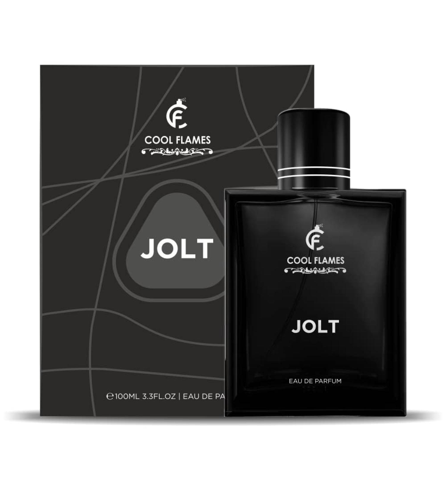 C_ool Flames Luxury Jolt Unisex Eau De Parfum with Lavender Jasmine Coriander Mint Tobacco & Musk Premium Long Lasting Aquatic & Floral Fragrance Scent Perfume for Men & Women 100 ML - Buy Online on GoSupps.com