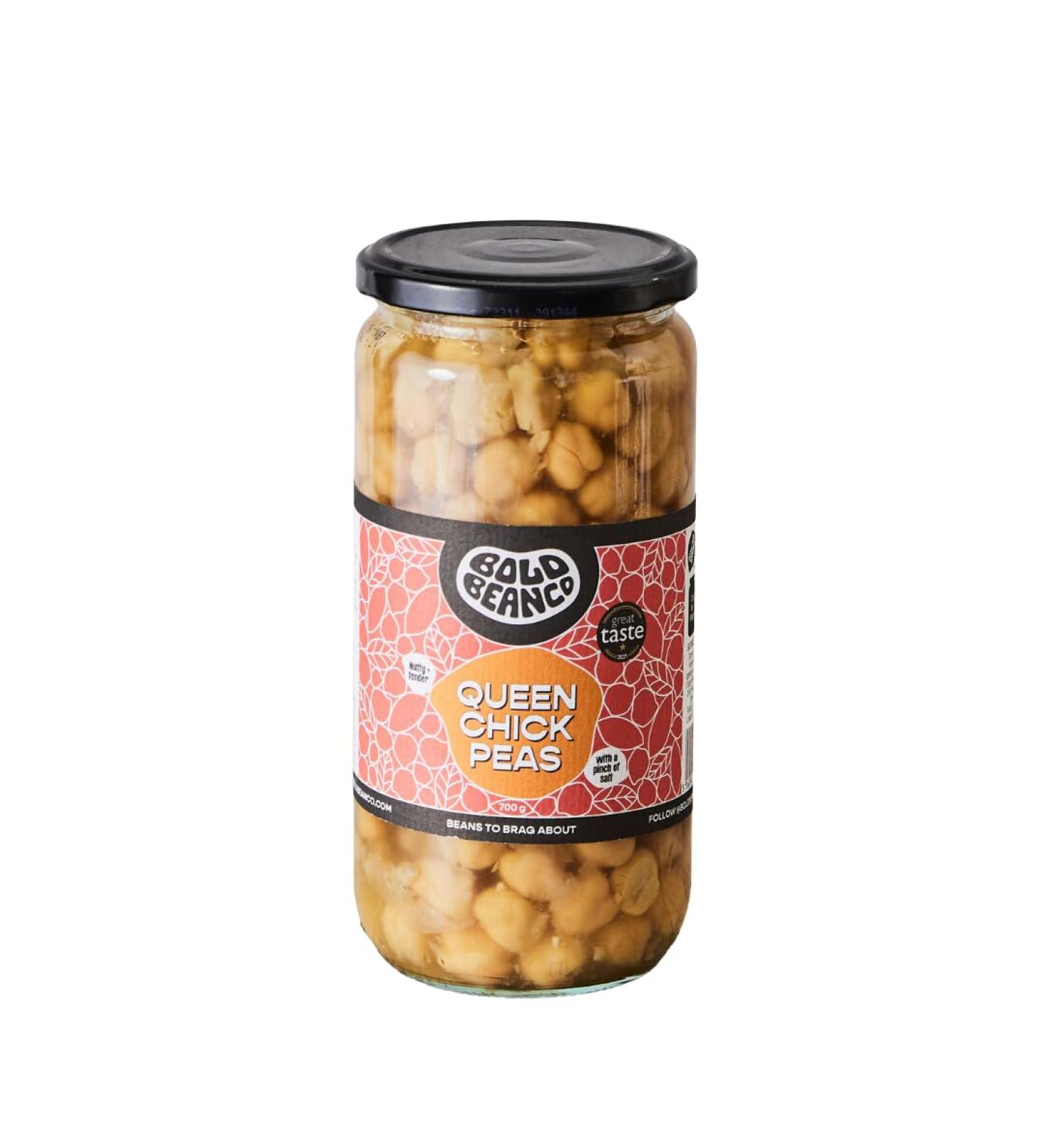 Bold Bean Co Queen Chickpeas 700 g - Buy Online on GoSupps.com