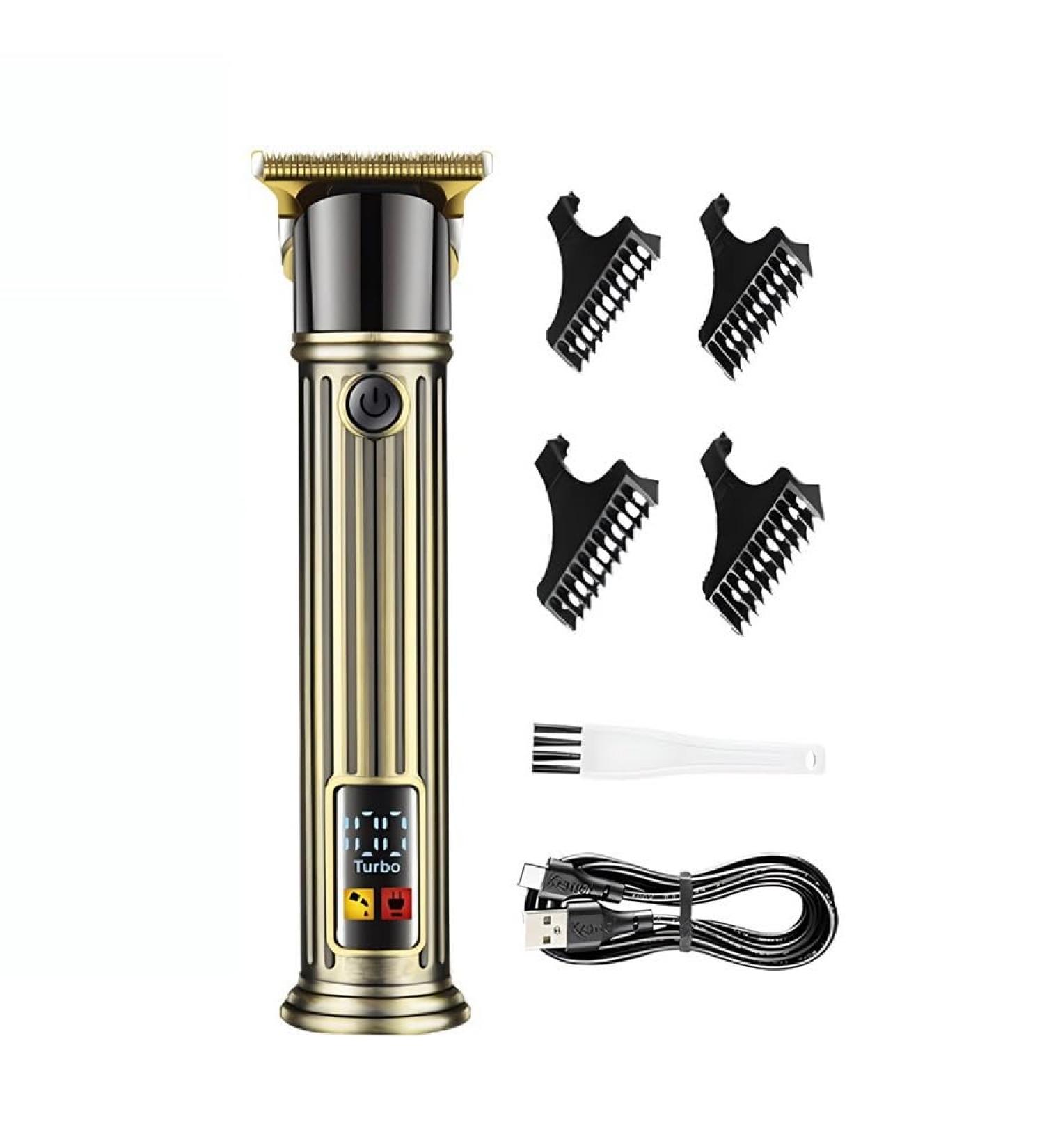 Hair Clippers for Men Professional Beard Shaver Barbershop Grooming Cordless Hair Trimmer Hairstyle Design Carving Metal Men Cordless Hair Trimmer - Buy Online on GoSupps.com