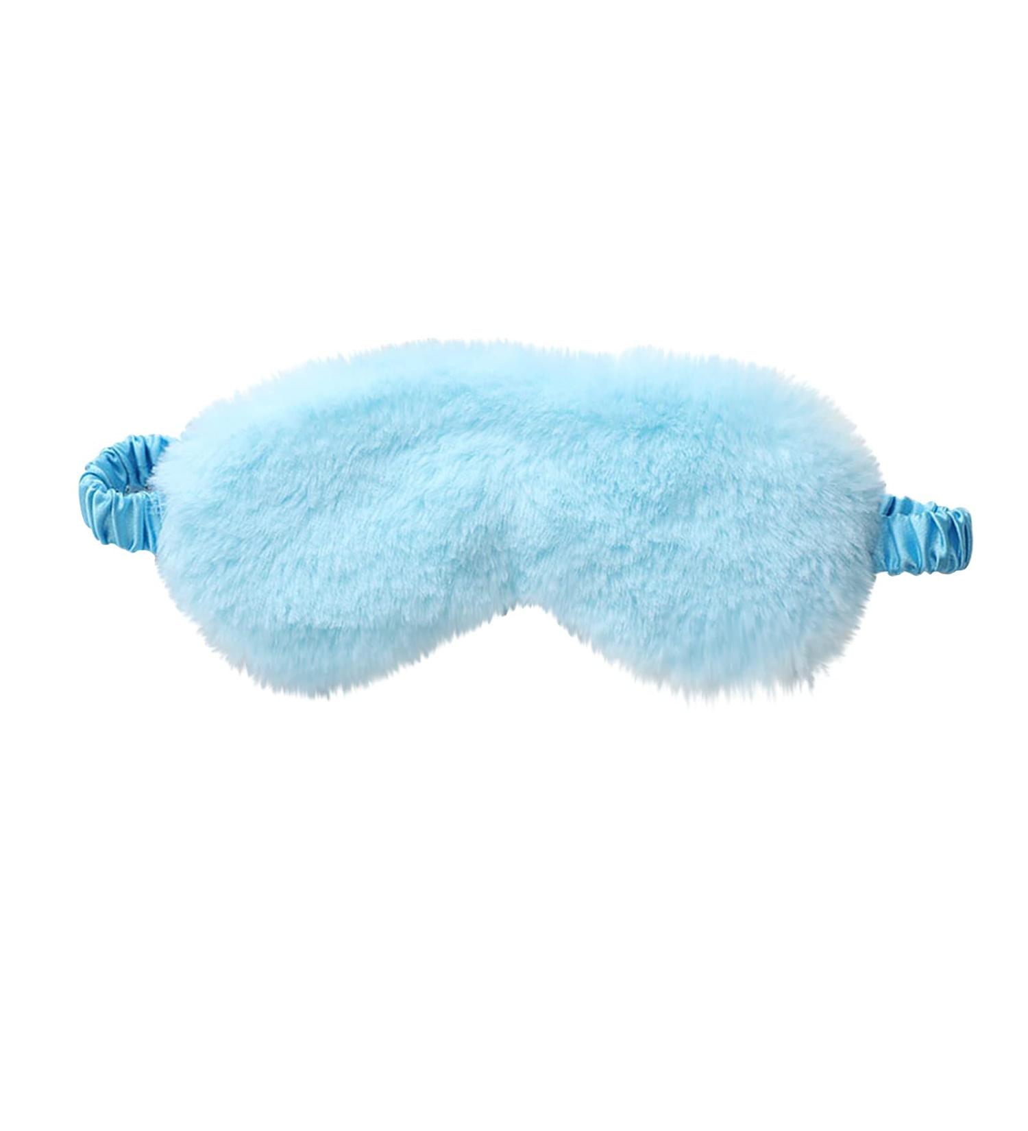 Soft Plush Blindfold Eye Cover Mask Birthday for Sleepover Party Eye Gift Sleeping Beauty Tools Sebum Remover (C One Size) C 1 Count (Pack of 1)