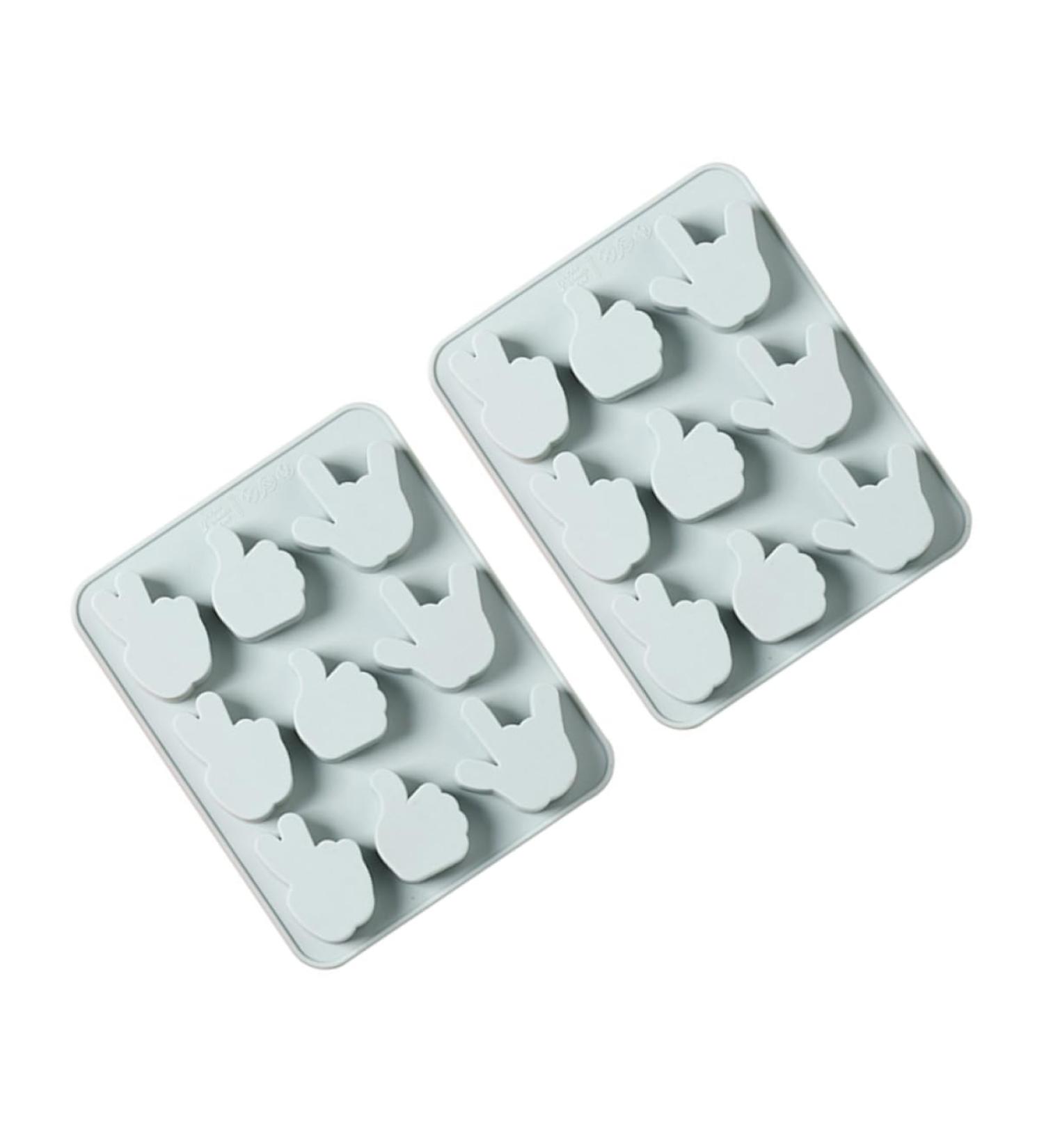 Alipis 2pcs Silicone Molds Baking 3D Silicone Ice Cube Molds Bakery Silicone Fondant Molds Cake Mold Fudge - Buy Online on GoSupps.com