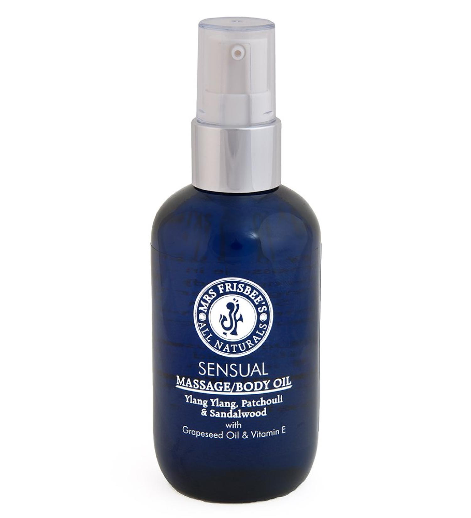 Sensual Aromatherapy Massage Oil / Body Oil (Ylang Ylang Patchouli & Sandalwood) Aromatherapy Massage Oil made with 100% Natural Cold Pressed Oils Vitamin E and Pure Essential Oils / Handmade / Natural / Vegan / Cruelty Free - Buy Online on GoSupps.com
