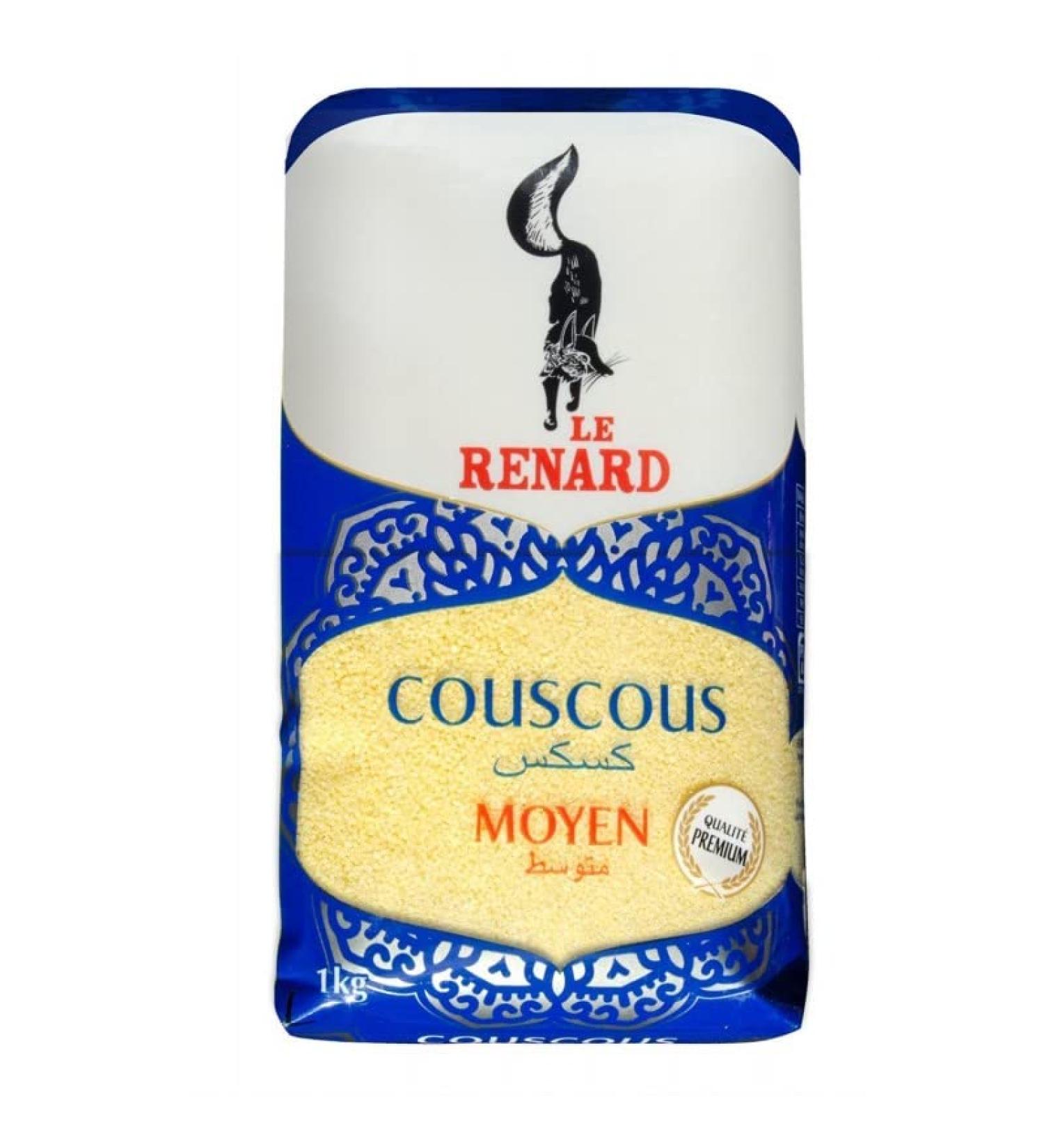 LE RENARD - COUSCOUS MOYEN 1KG - LOT DE 3 - Buy Online on GoSupps.com