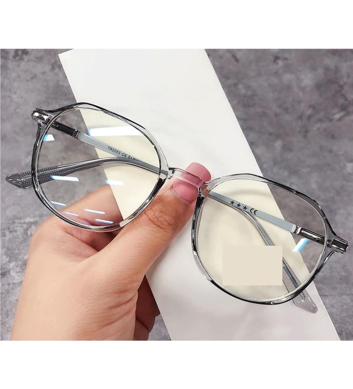 Buy Unbreakable Round Reading Glasses - Blue Light Blocking Anti Eye Strain +150 Gray - International Shipping Available - Buy Online on GoSupps.com