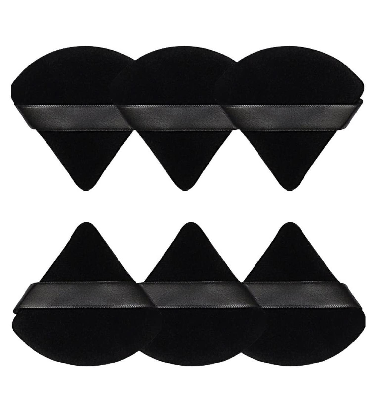 Pimoys 6-Piece Black Triangle Powder Puff Set for Makeup and Foundation Application - Buy Online on GoSupps.com