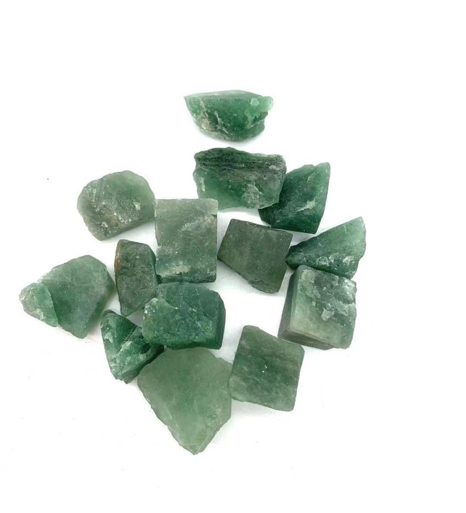 Stone 200g Rough Natural Raw Gemstone Green Strawberry Quartz Crystal Material Stone ERTEYIN - Buy Online on GoSupps.com