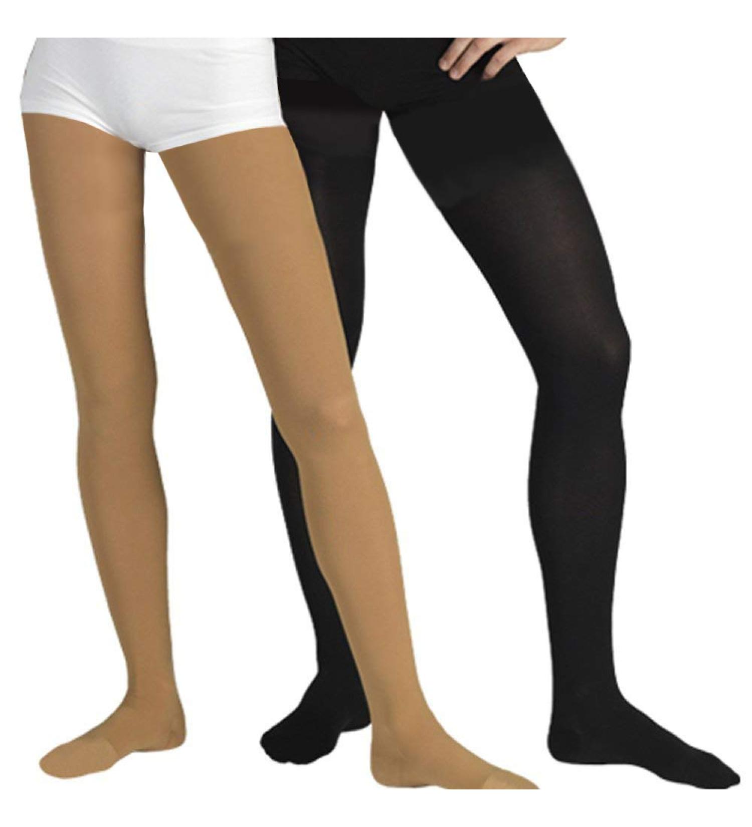Unisex Class 2 Compression Tights Medical Grade Support Pantyhose - S (158-170cm) Beige - Buy Online on GoSupps.com