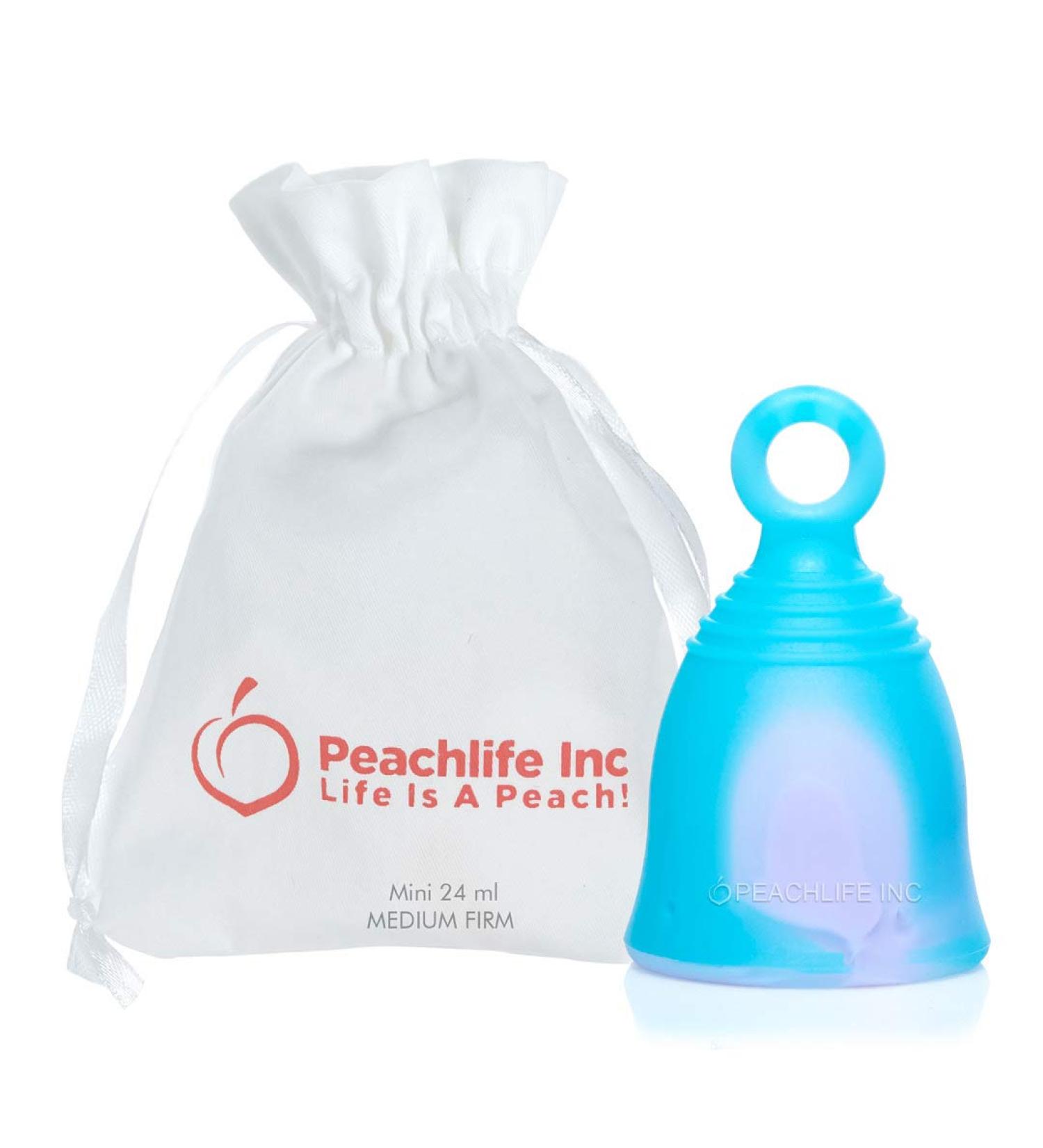Buy Mini Ring Menstrual Cup - Small & Medium | Reusable Silicone | Easy Loop Pull Stem for Leak-Proof Period Protection - Buy Online on GoSupps.com