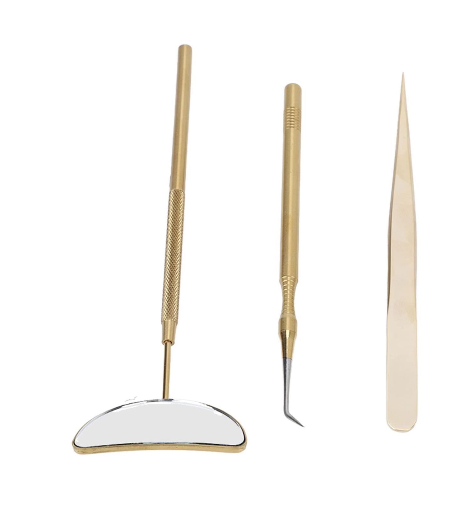 Eyelash Extension Tweezers Set | Knurled Handle & Portable Design for Beauty Salons | Shop Internationally - Buy Online on GoSupps.com