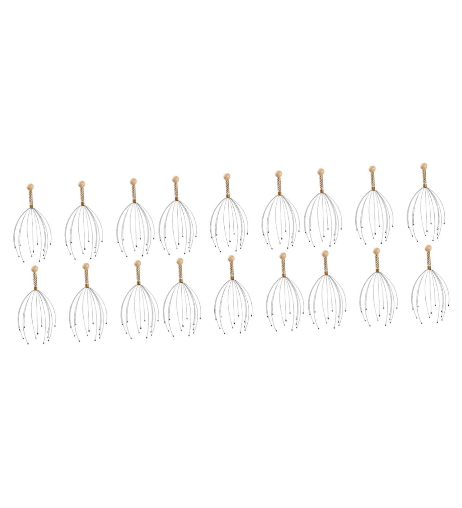 Fomiyes 18 STK Massage Device - Scalp Care & Hair Washing Tool | Multifunctional Shampoo Scrubber & Handheld Massager - Buy Online on GoSupps.com