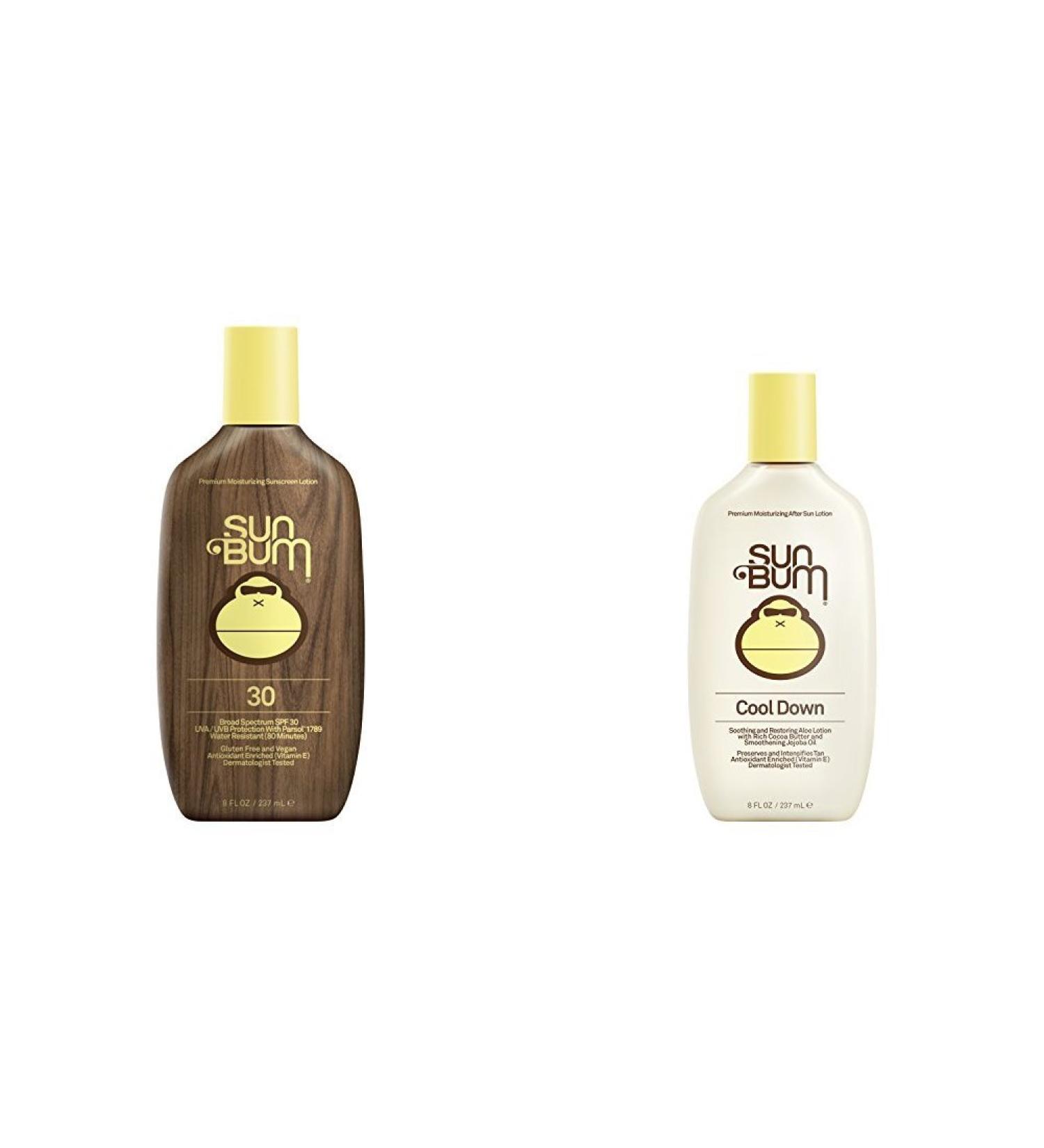 Sun Bum SPF 30 Sunscreen Lotion & After Sun Hydrating Lotion - Buy Online on GoSupps.com