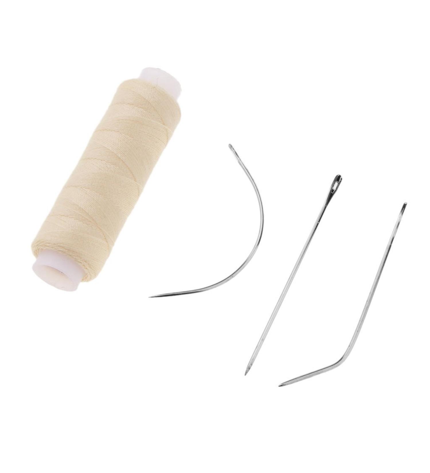 Buy Hair Extension Weft Yarn and Needles - Perfect for Wigs & Human Hair in Beige | International Shipping Available - Buy Online on GoSupps.com