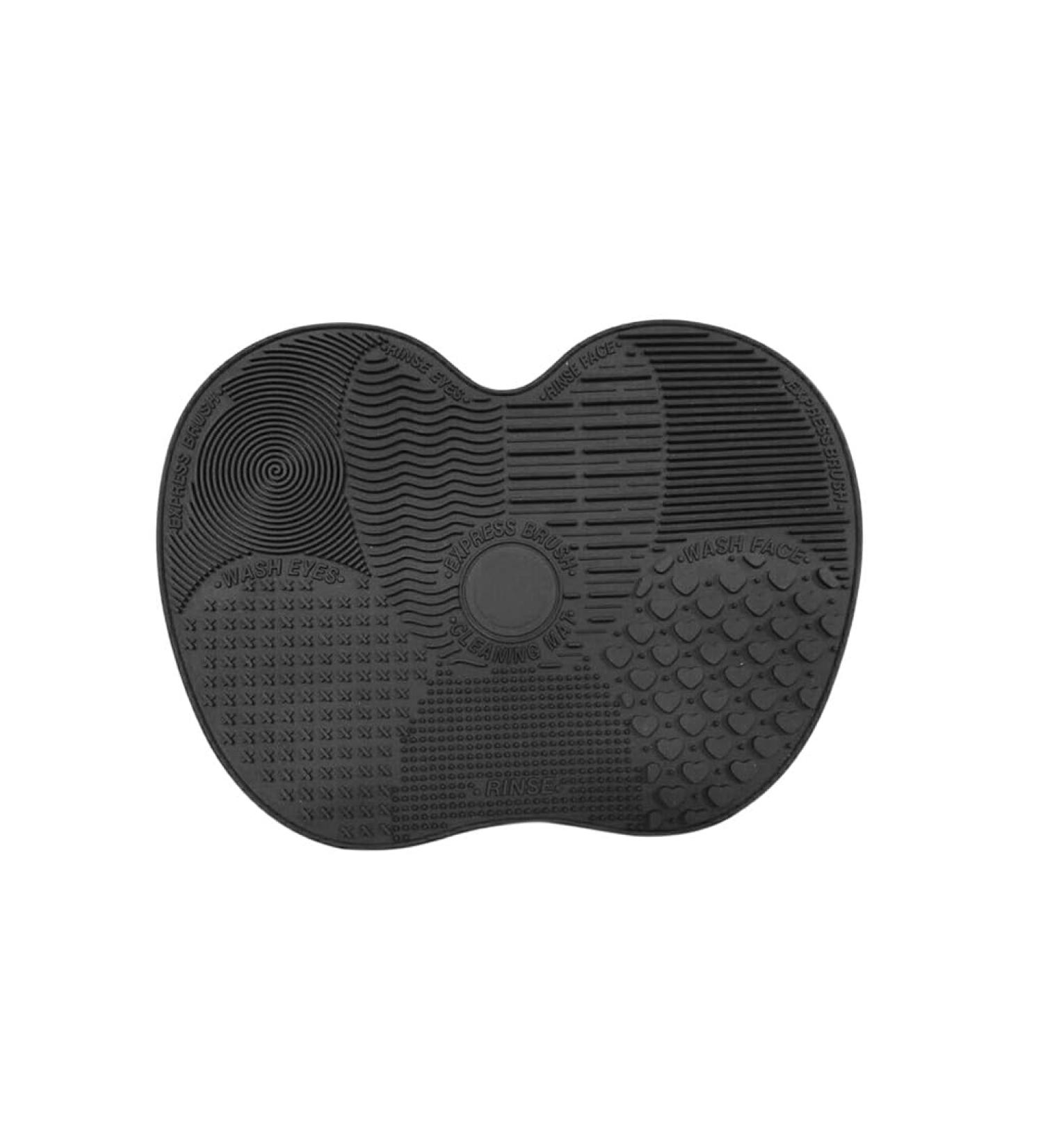 kawehiop Eyeshadow Concealer Makeup Brush Cleaning Mat Hotel Portable Nonslip Eyebrow Pen Silicone Washing Pad Beauty Supplies Black - Buy Online on GoSupps.com