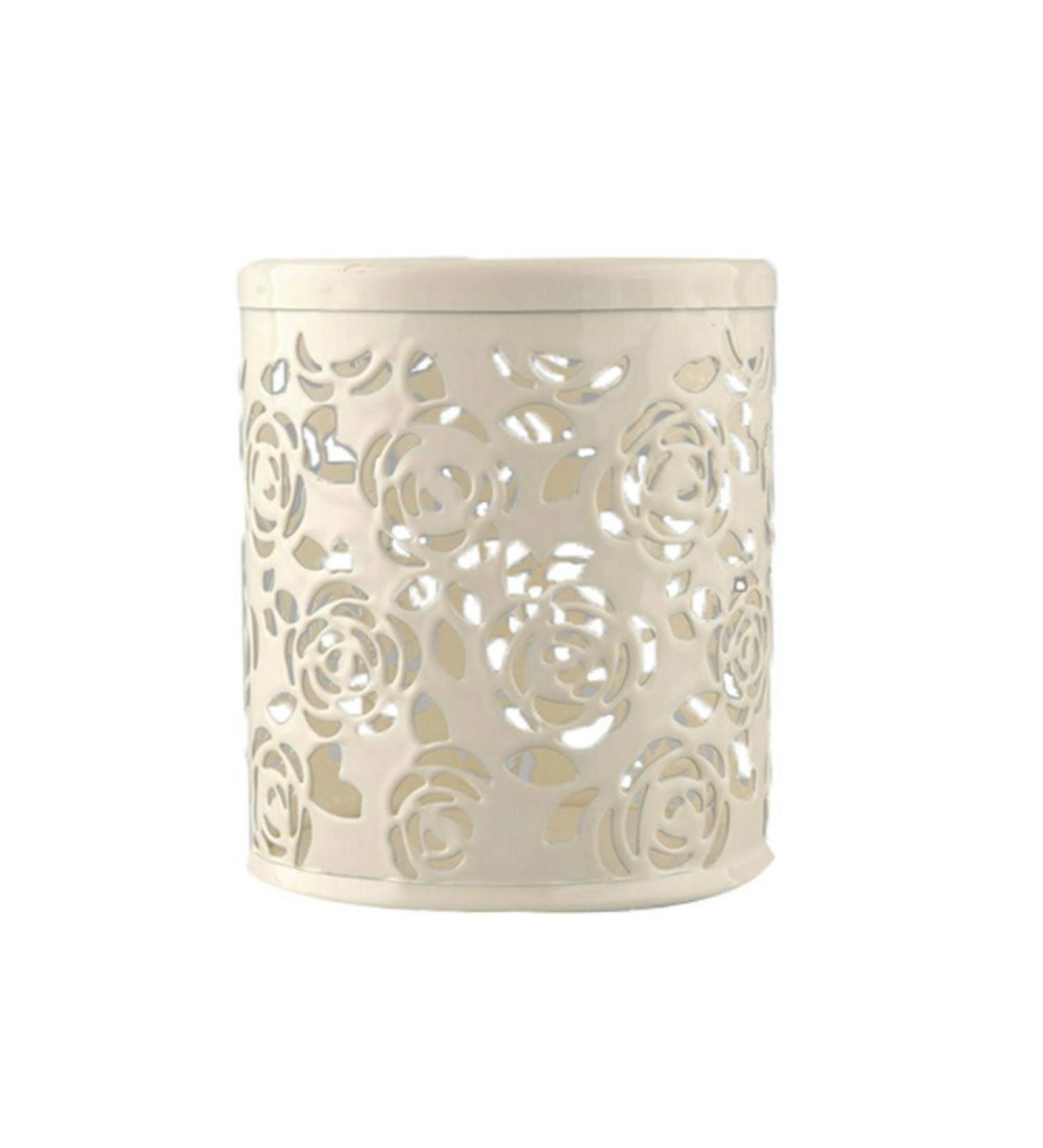 Demarkt Makeup Brush Keeper - Metal Beige Organizer & Storage for Makeup Brushes - Buy Online on GoSupps.com