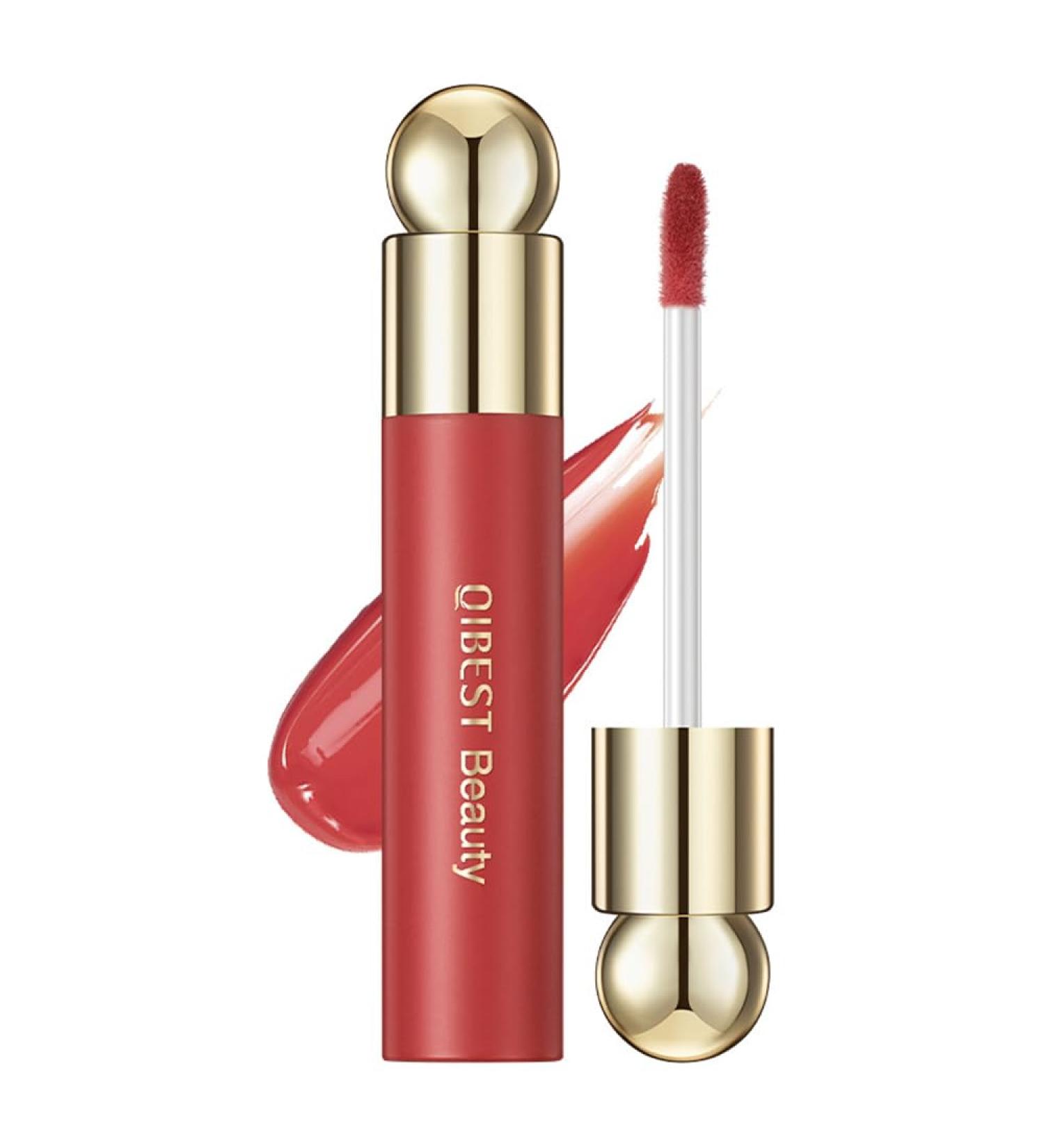 Mysense Jelly Lip Oil - Plumping & Hydrating Tinted Lip Gloss | Lightweight Non-Sticky Lip Stain - 02 Happy - International Shipping Available - Buy Online on GoSupps.com