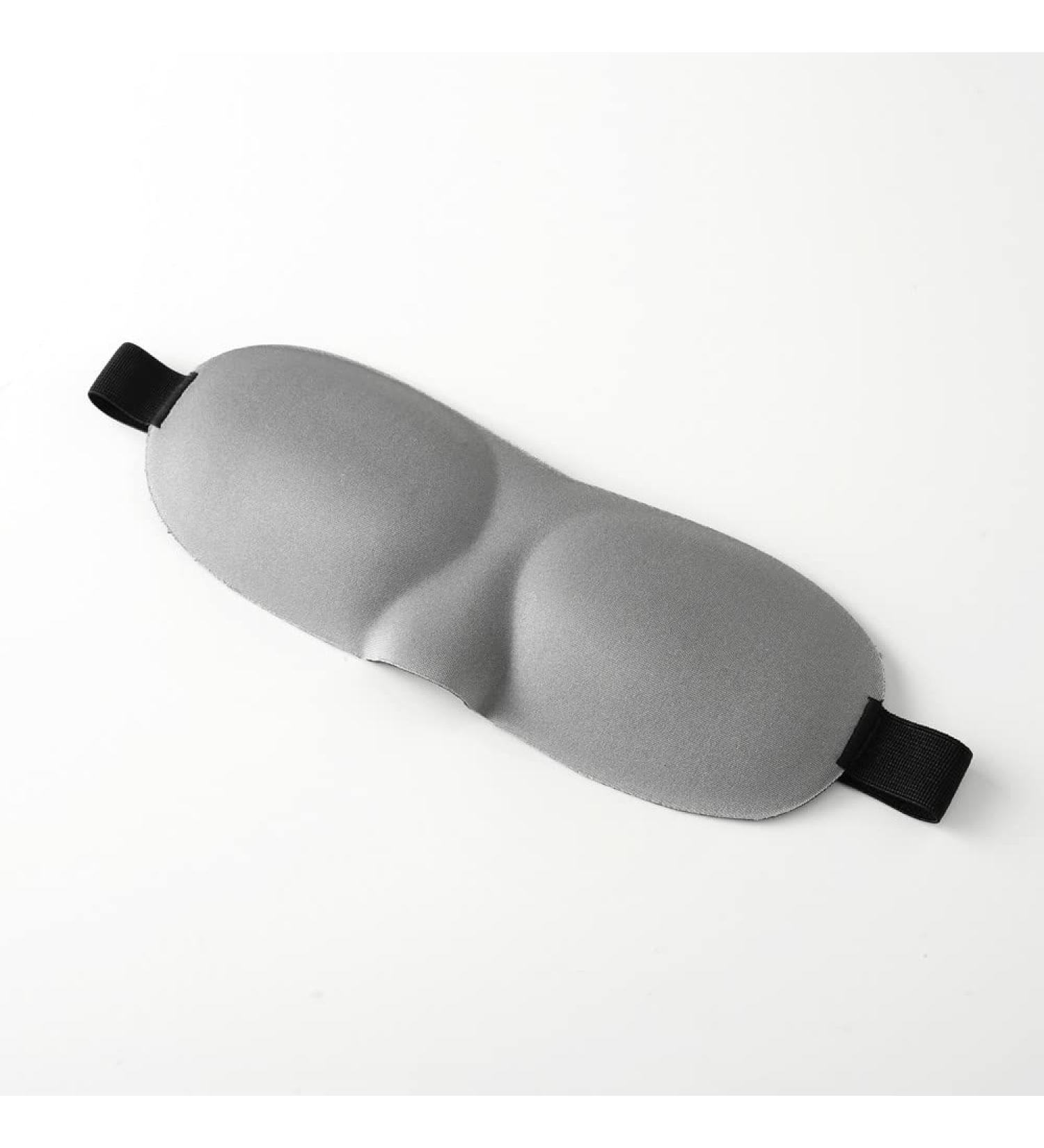 Tim & Tina 3D Sleep Eye Mask Blindfold for Men Women - Light Blocking Soft Cover - Adjustable Strap - Gray (Nose) - Ideal for Travel, Nap, Yoga - Buy Online on GoSupps.com