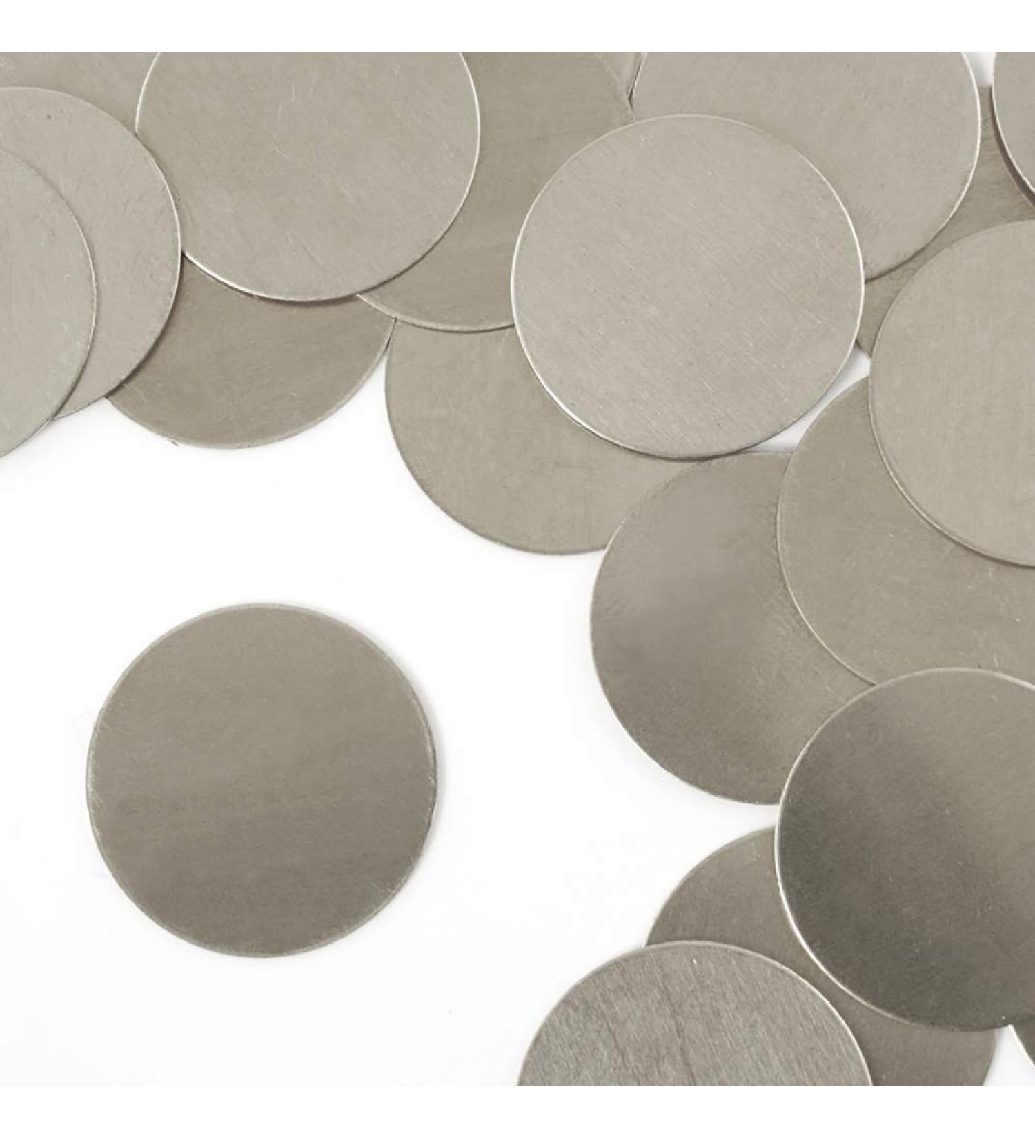 ImpressArt Premium Metal Stamping Circle Blanks (24 Pack) - Ideal for Jewelry Making - 1 Aluminum Circles - Buy Online on GoSupps.com
