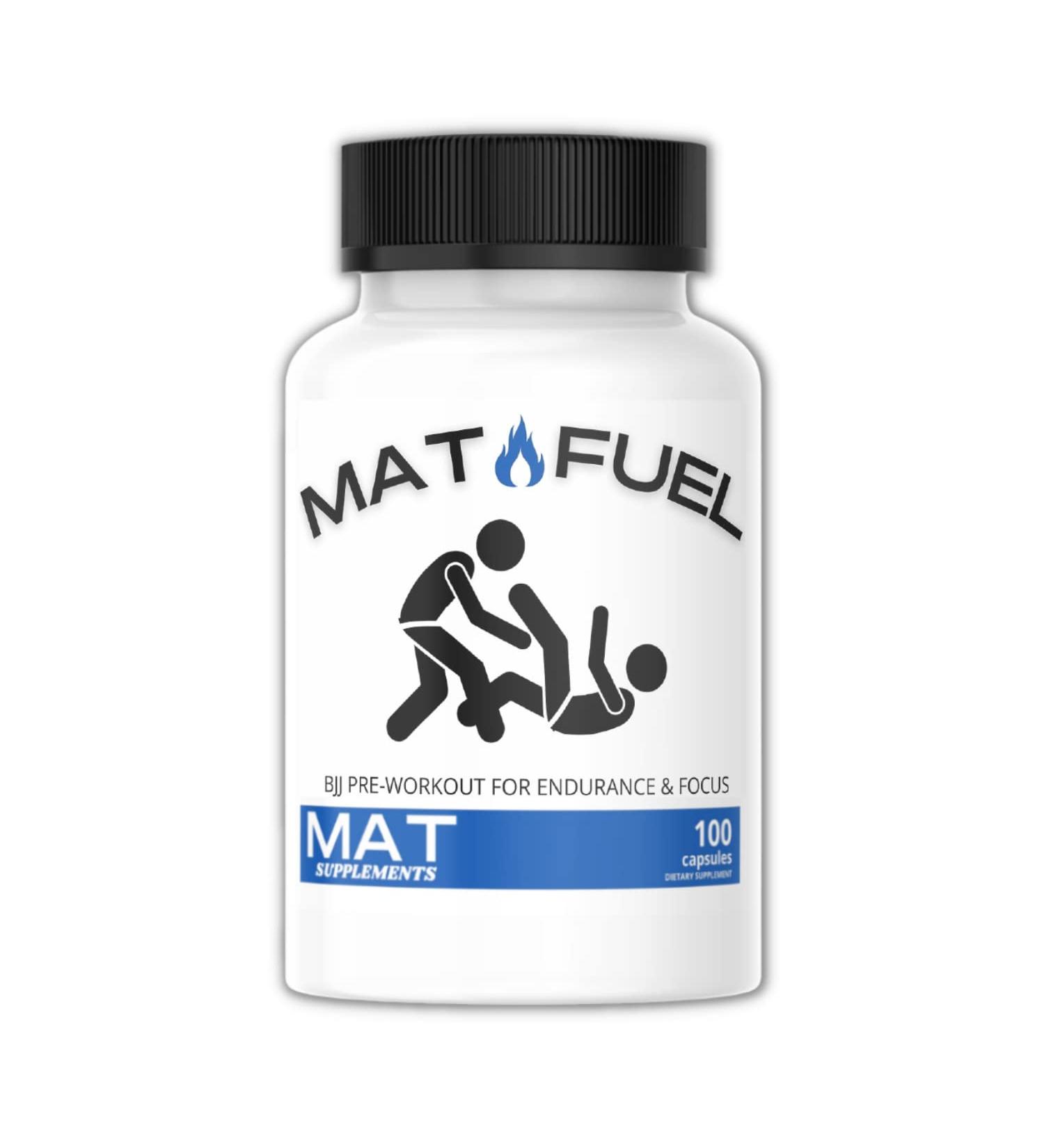 MatFuel - Low Caffeine Pre-Workout Energy Capsules for Jiu Jitsu & BJJ | Boost Endurance & Focus Internationally - Buy Online on GoSupps.com