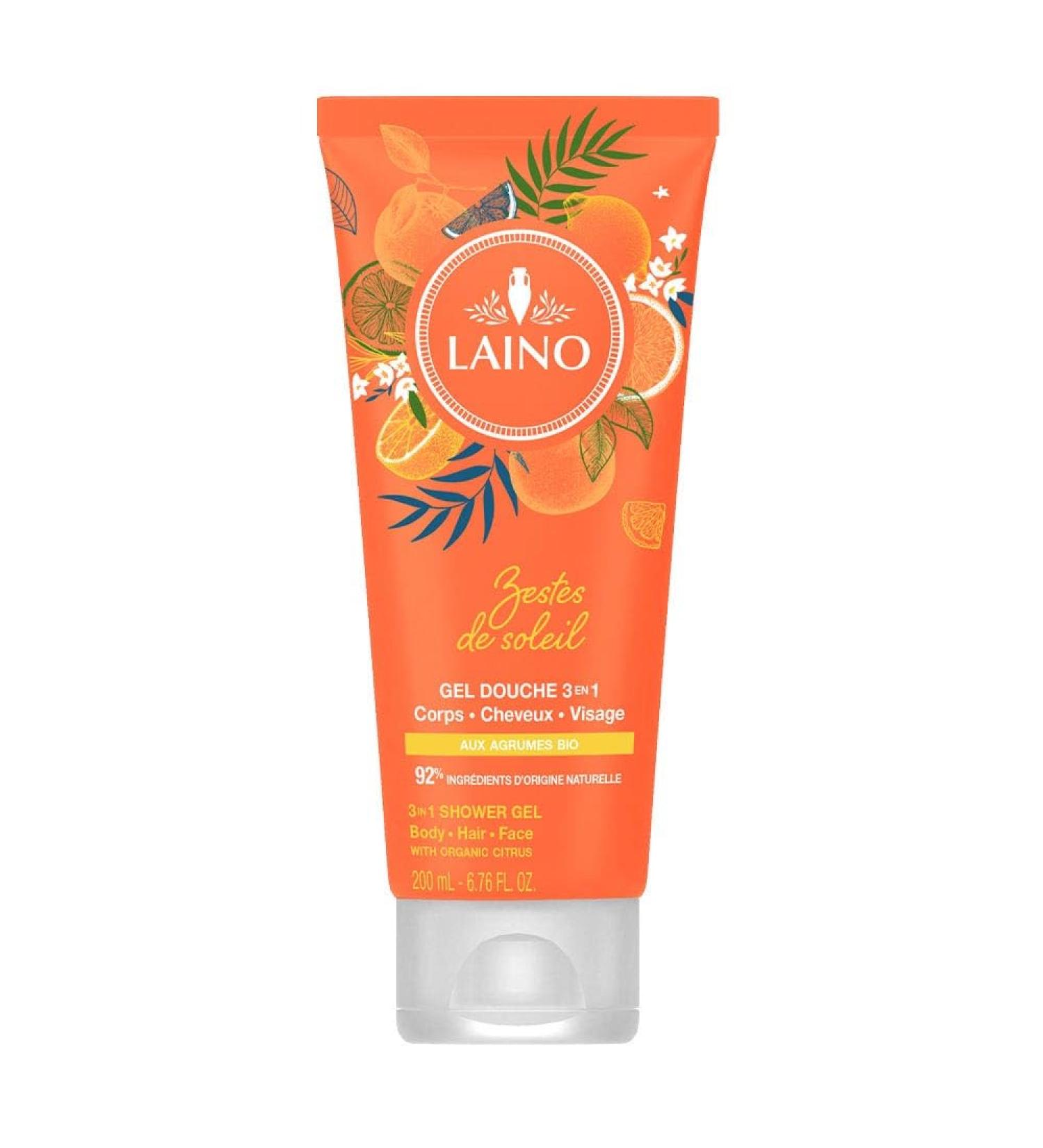 Laino Moisturising 3 in 1 Shower Gel Citrus 200ml