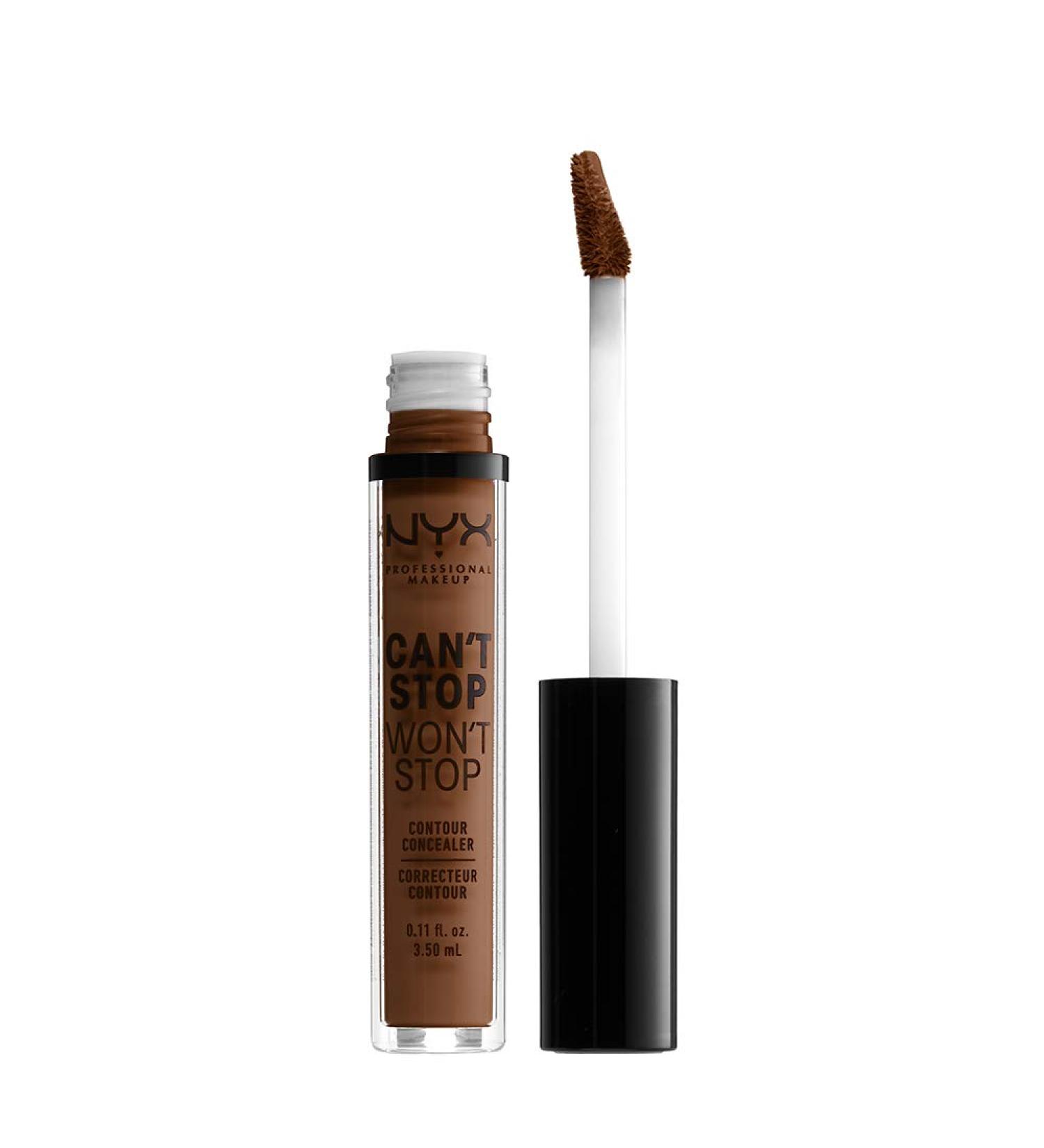 NYX Can't Stop Won't Stop Full Coverage Concealer in Mocha - 0.025 oz - Buy Online on GoSupps.com