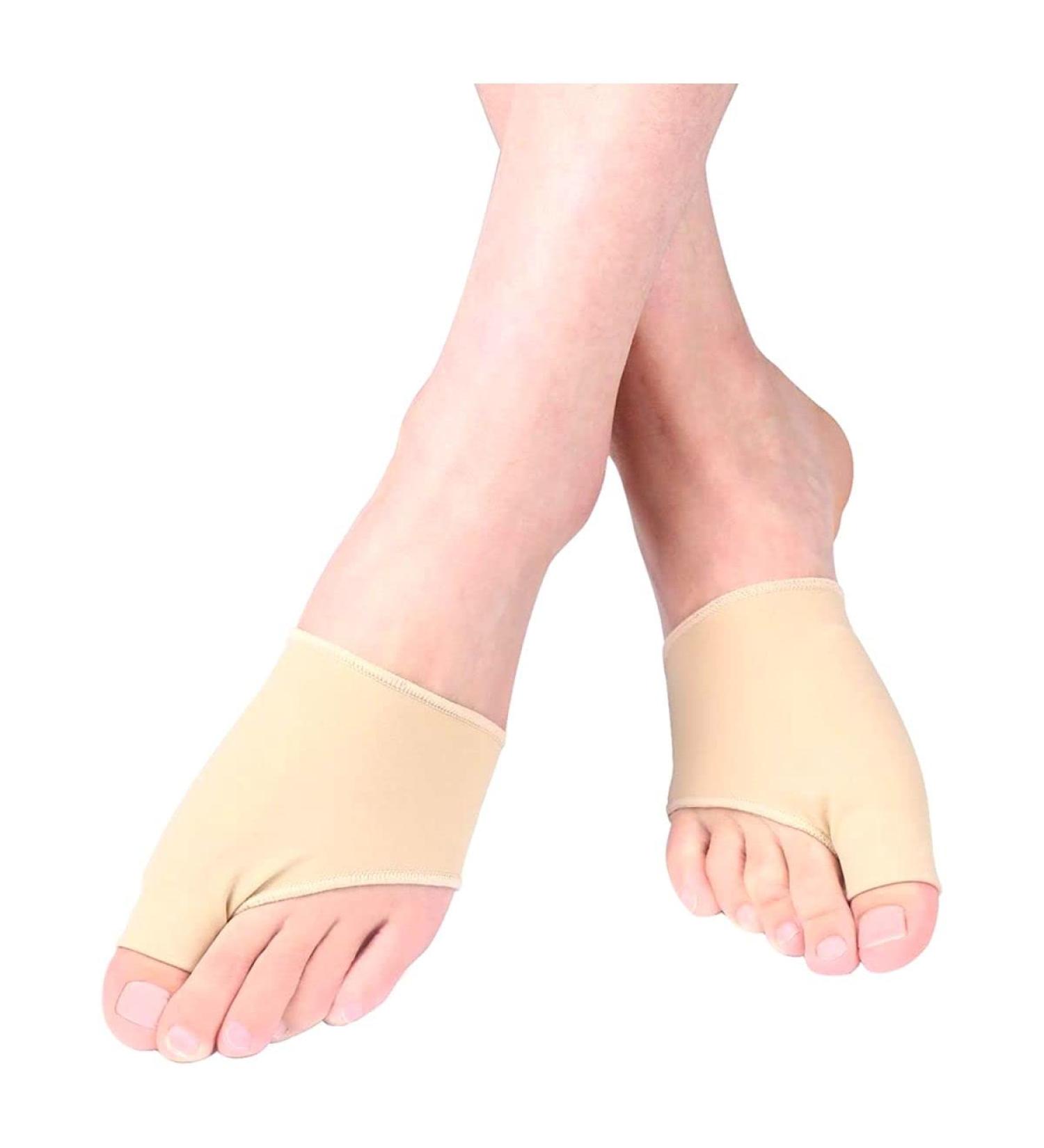 Bunion Corrector Sleeve with Gel Pad Cushion for Hallux Valgus, Hammer Toe Pain Relief | Men and Women | Day & Night Use - Buy Online on GoSupps.com