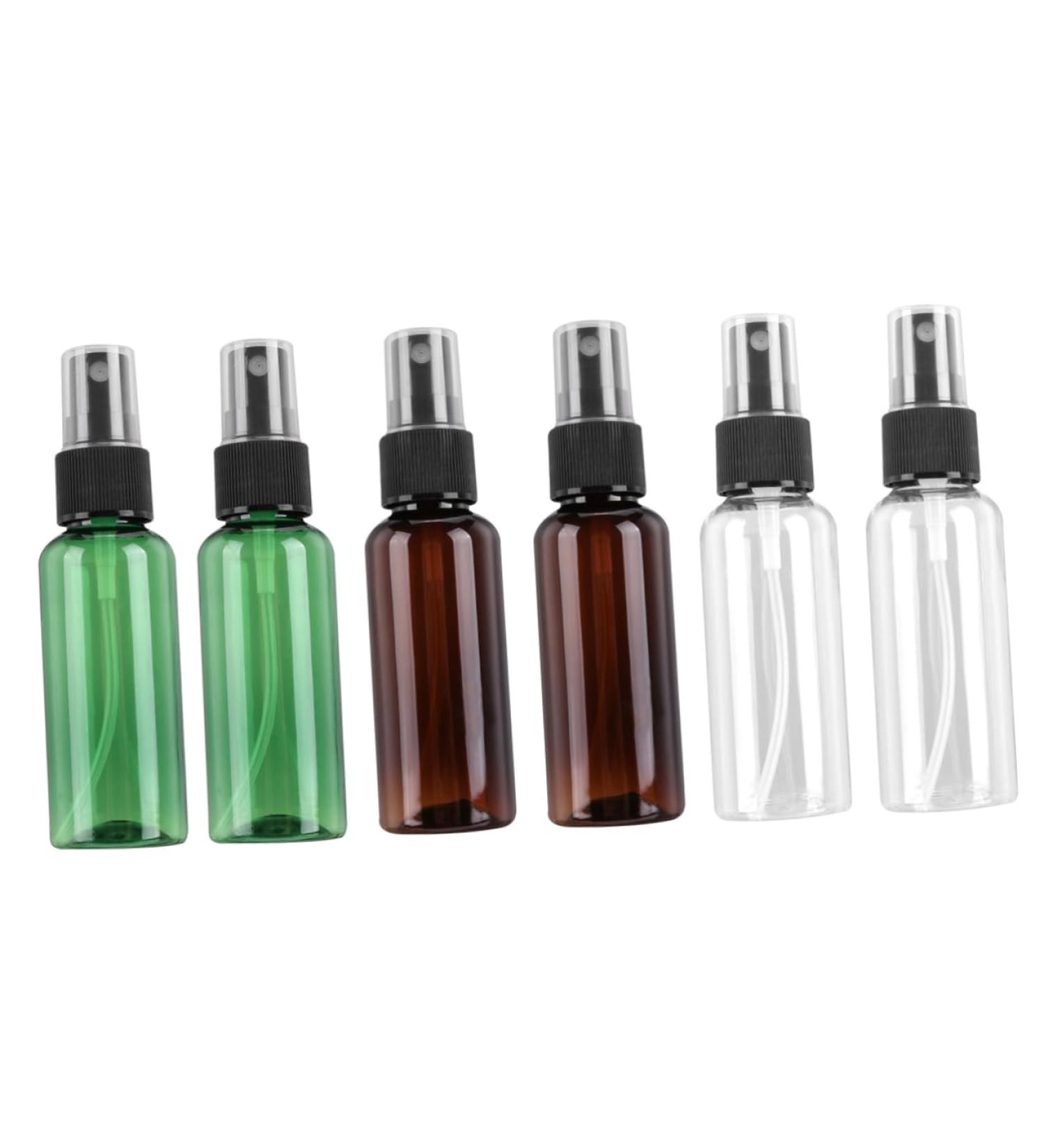 FRCOLOR 6-Piece Set Squeeze Spray Bottle Travel Container for Toiletries Transparent Plastic Container Mini Sprayer Travel Split Bottle Cosmetic Plastic Clean Travel - Buy Online on GoSupps.com