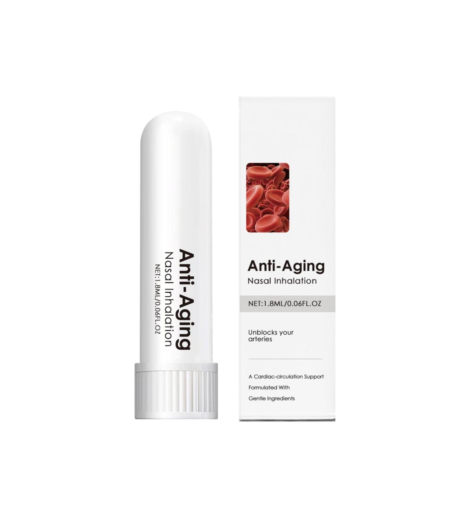 Inhalateur nasal Vitalit Anti- ge | Soin quotidien doux favorise la circulation sanguine et l' nergie | Formule nomade 1 8 ml - Buy Online on GoSupps.com